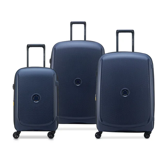delsey-belmont-plus-kofferset-3-teilig-blau-hartschale image 1