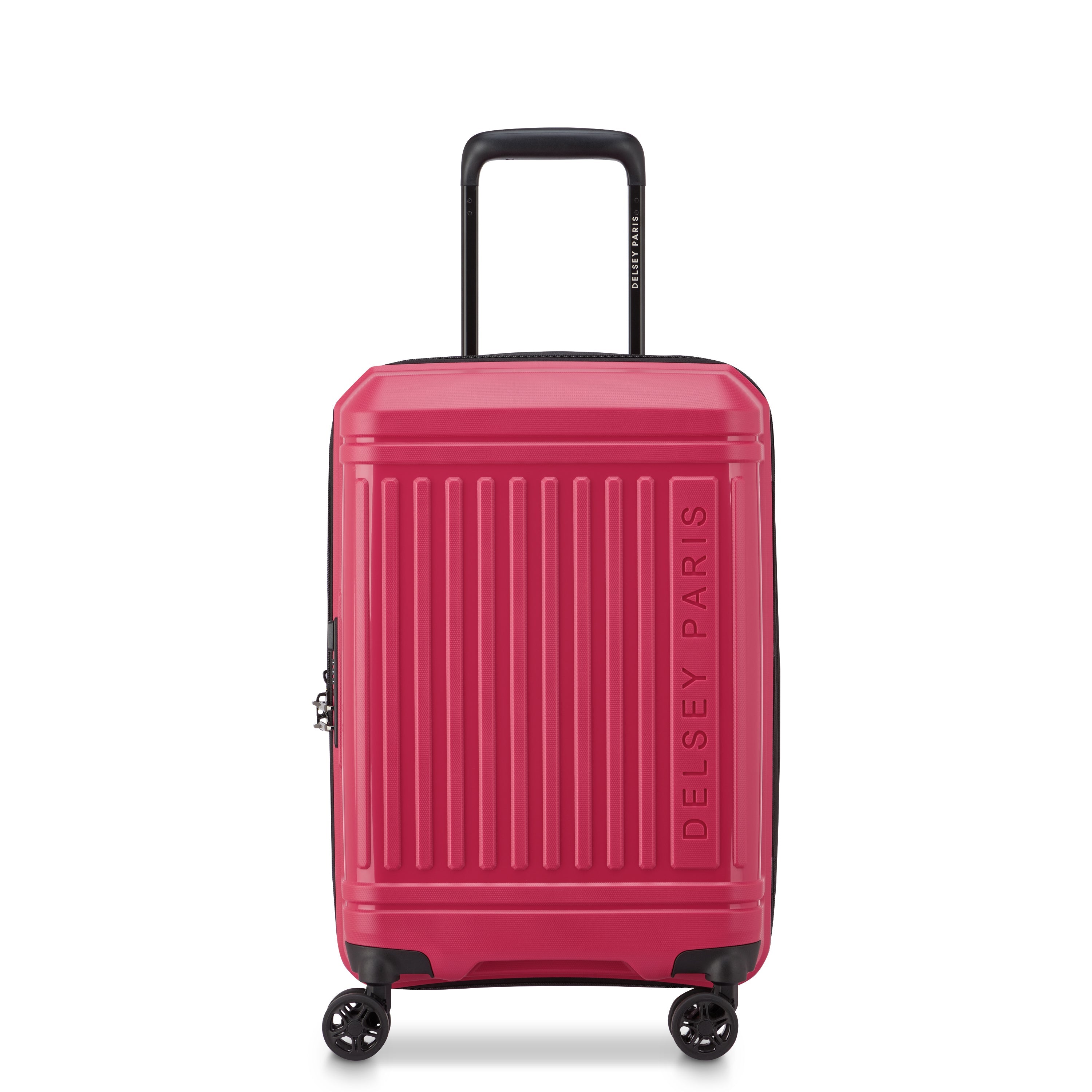 delsey-lutece-se-kabinenkoffer-55cm-magenta-eco image 1