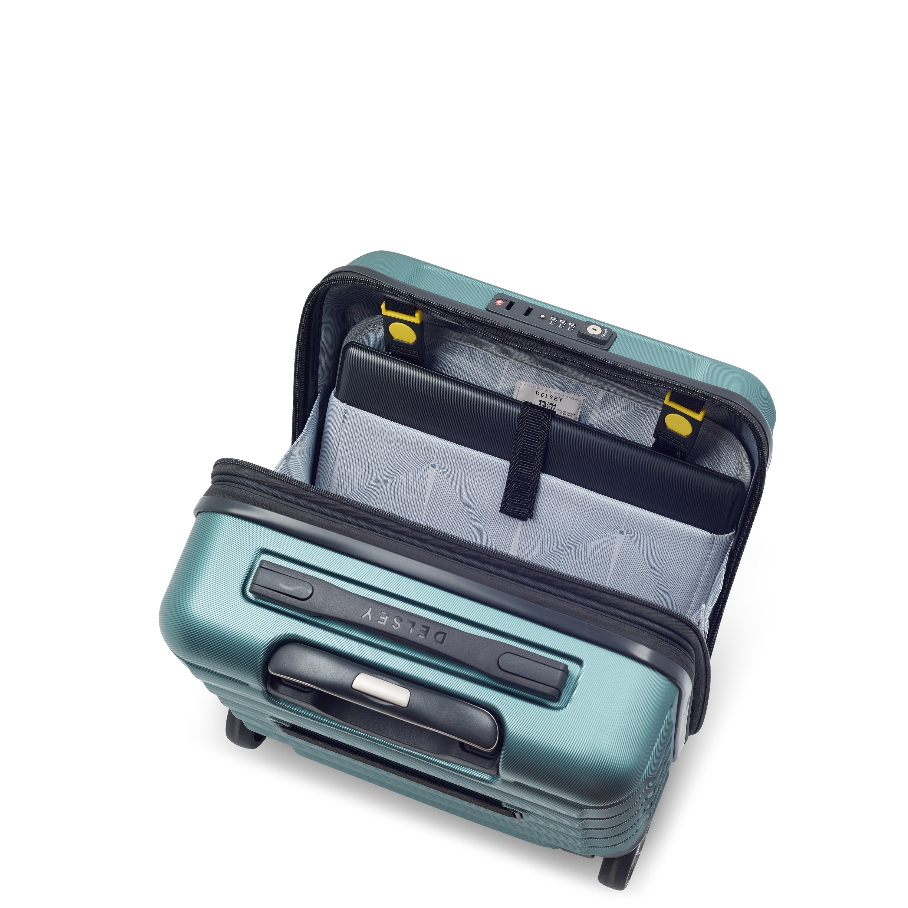 delsey-brochant-3-shadow-5-0-koffer-37-cm-gr-n-erweiterbar image 3