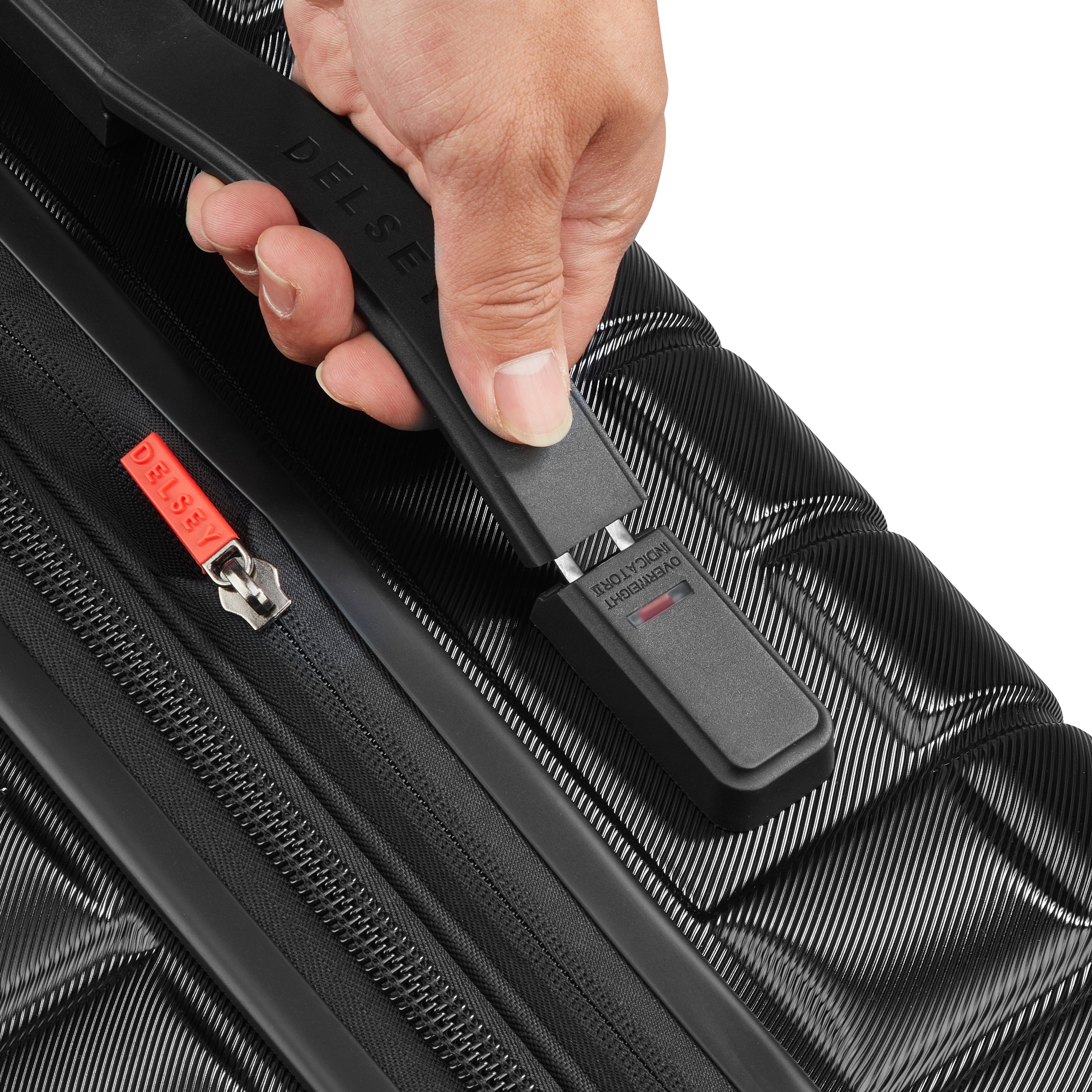 delsey-elegance-66-cm-hartschalenkoffer-schwarz-erweiterbar image 4