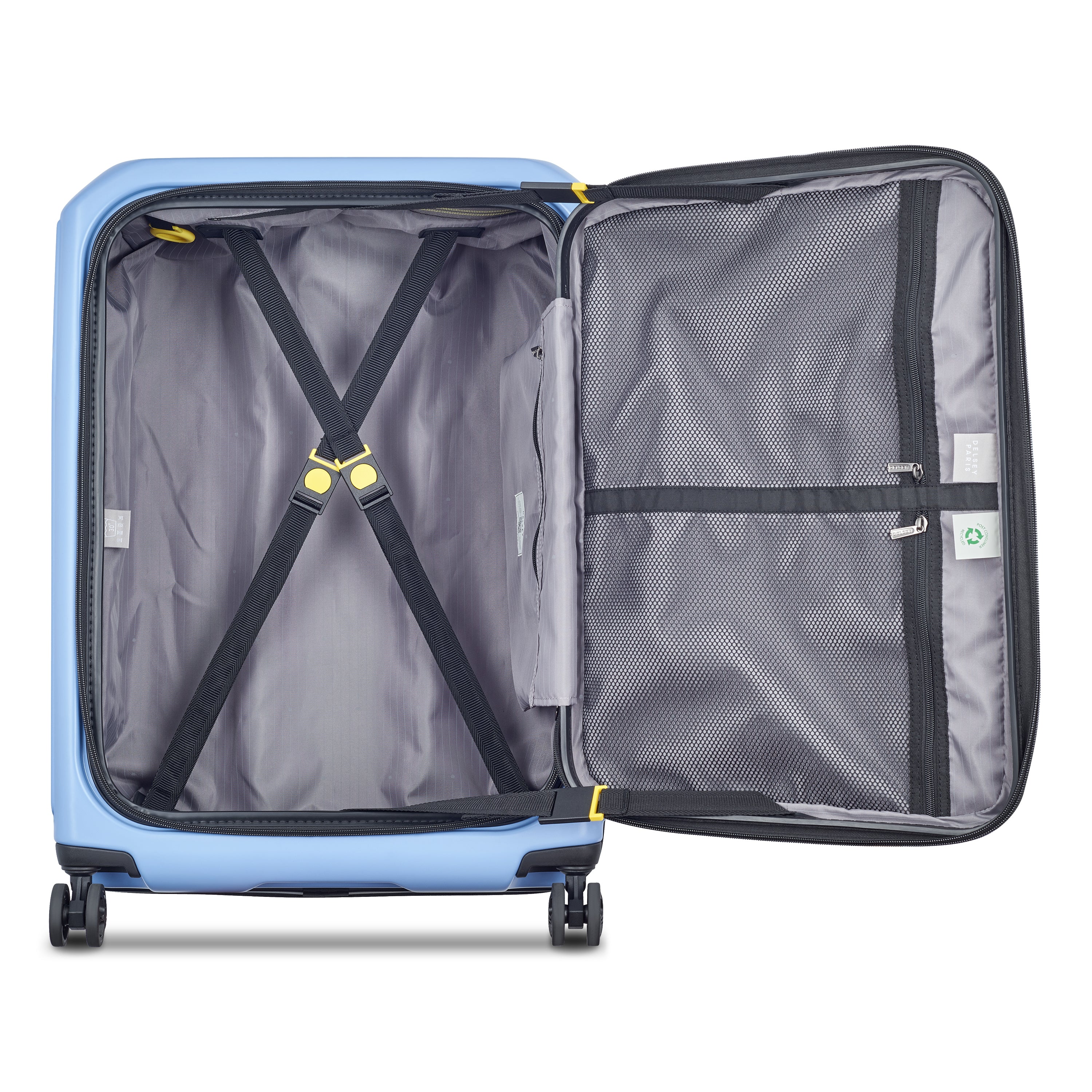 delsey-brochant-securitime-zip-65-5-cm-koffer-blau image 4