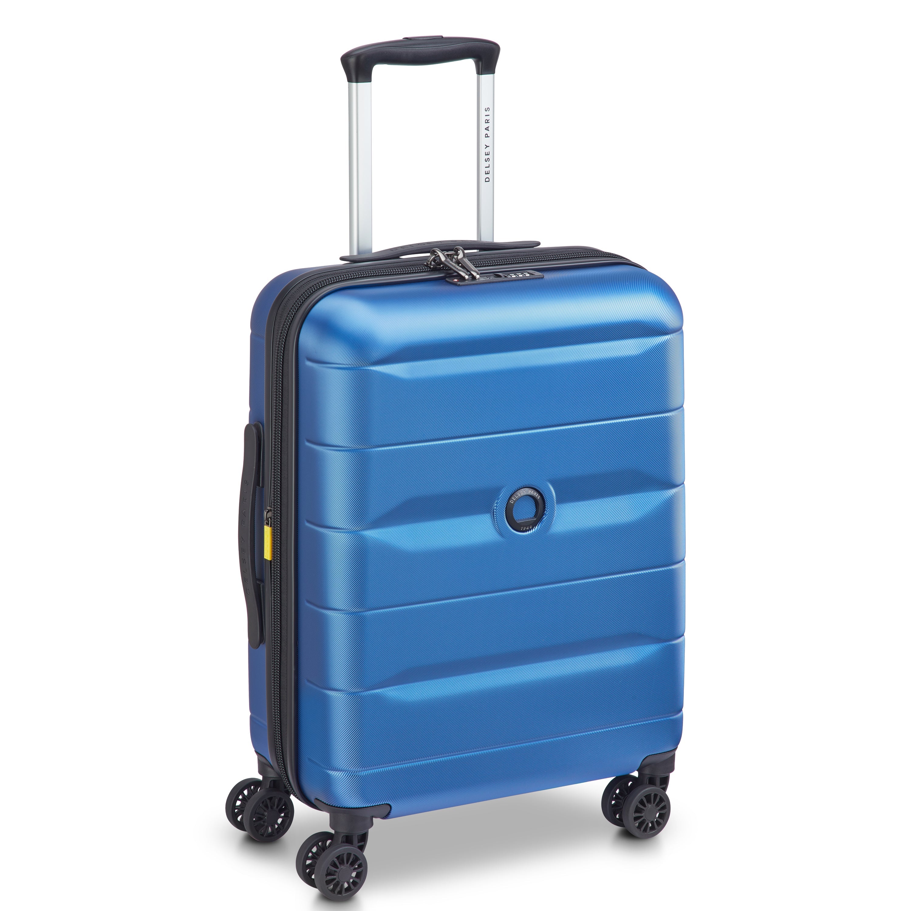 delsey-comete-4-kabinenkoffer-55-cm-hellblau-erweiterbar image 2