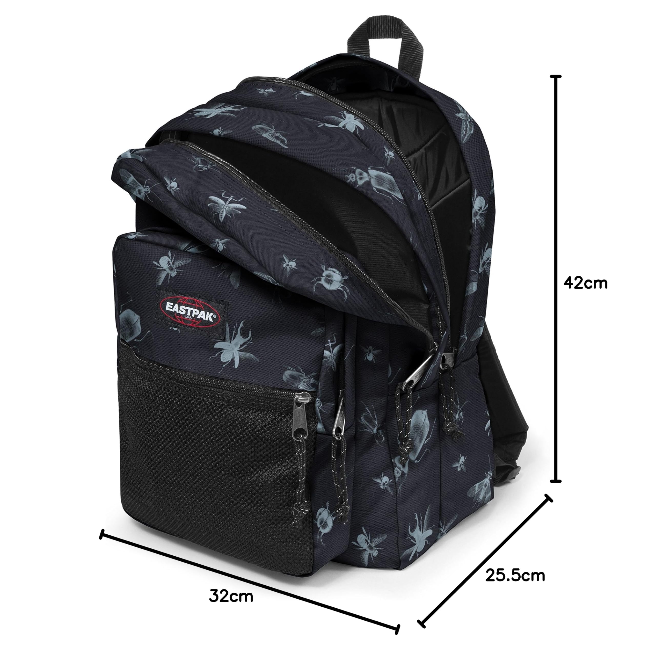 eastpak-pinnacle-rucksack-38-l-bugged-black-kinder image 5