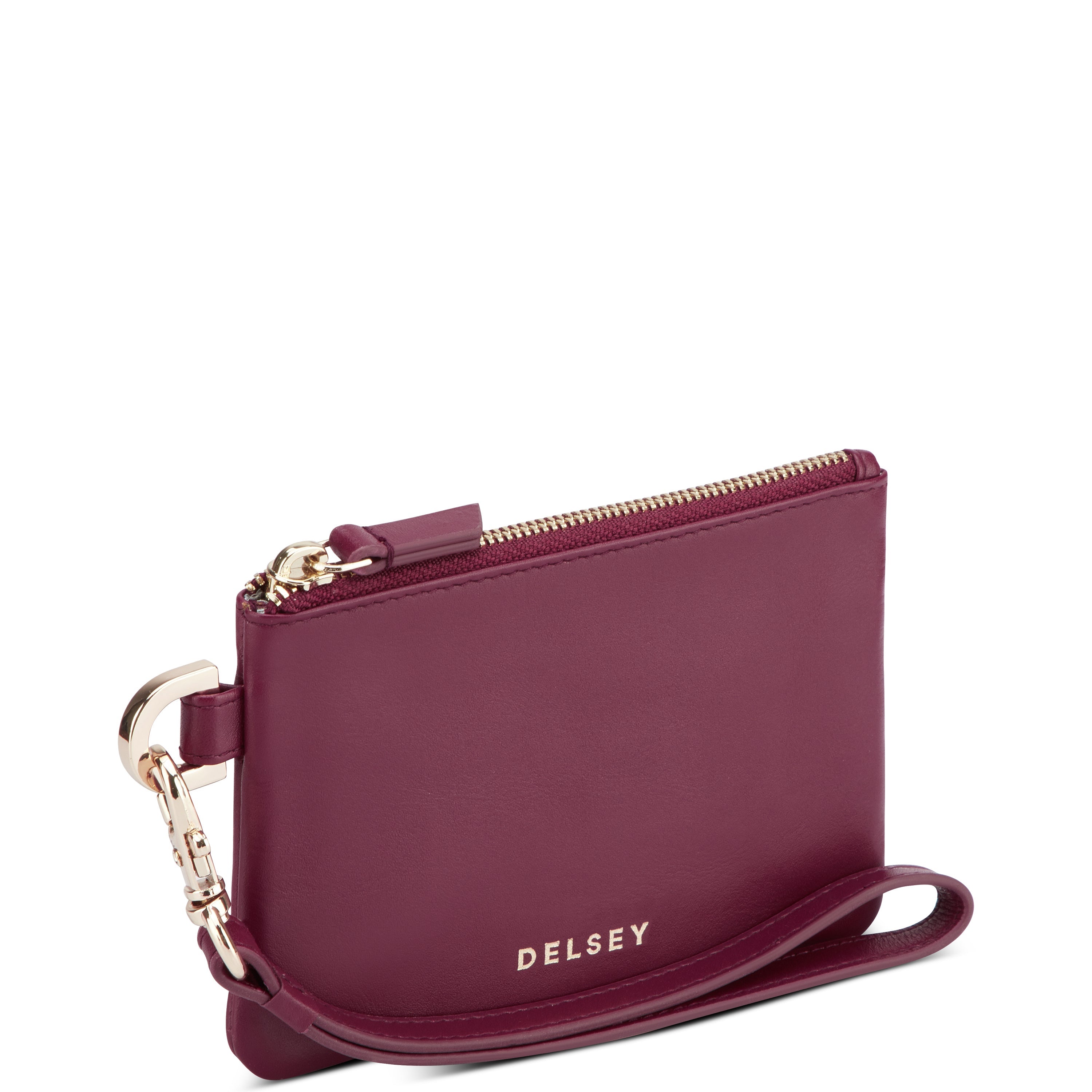 delsey-le-cuir-lisse-pouch-leder-burgundy image 2