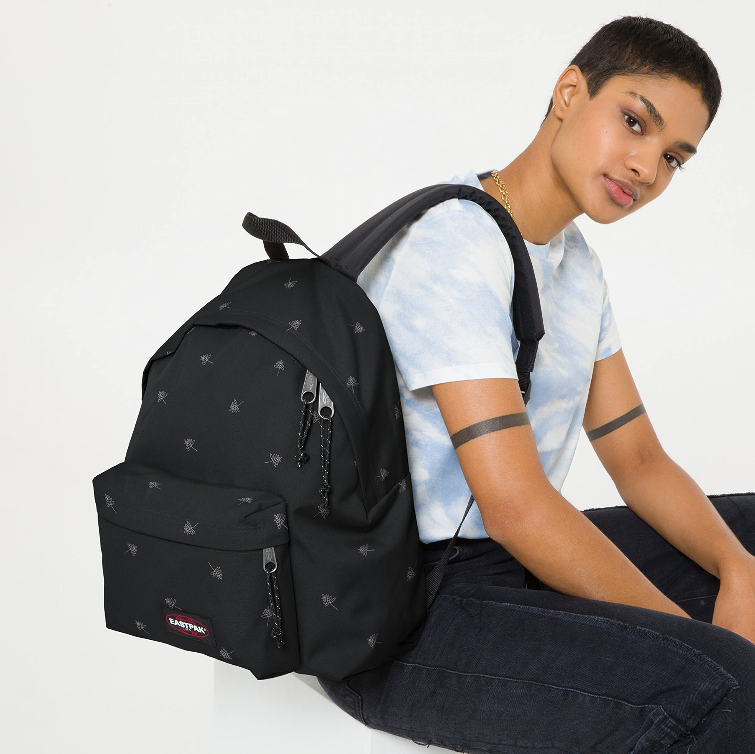 eastpak-padded-pak-r-rucksack-schwarz-24-l-line-black image 5