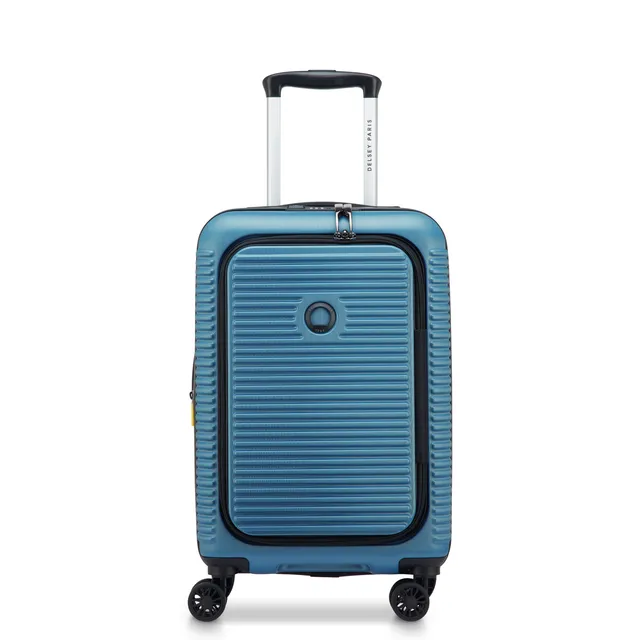 delsey-paris-freestyle-kabinenkoffer-55-cm-blau-erweiterbar image 1