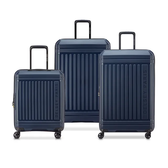 delsey-paris-lutece-se-kofferset-3-teilig-navy-hartschale image 1