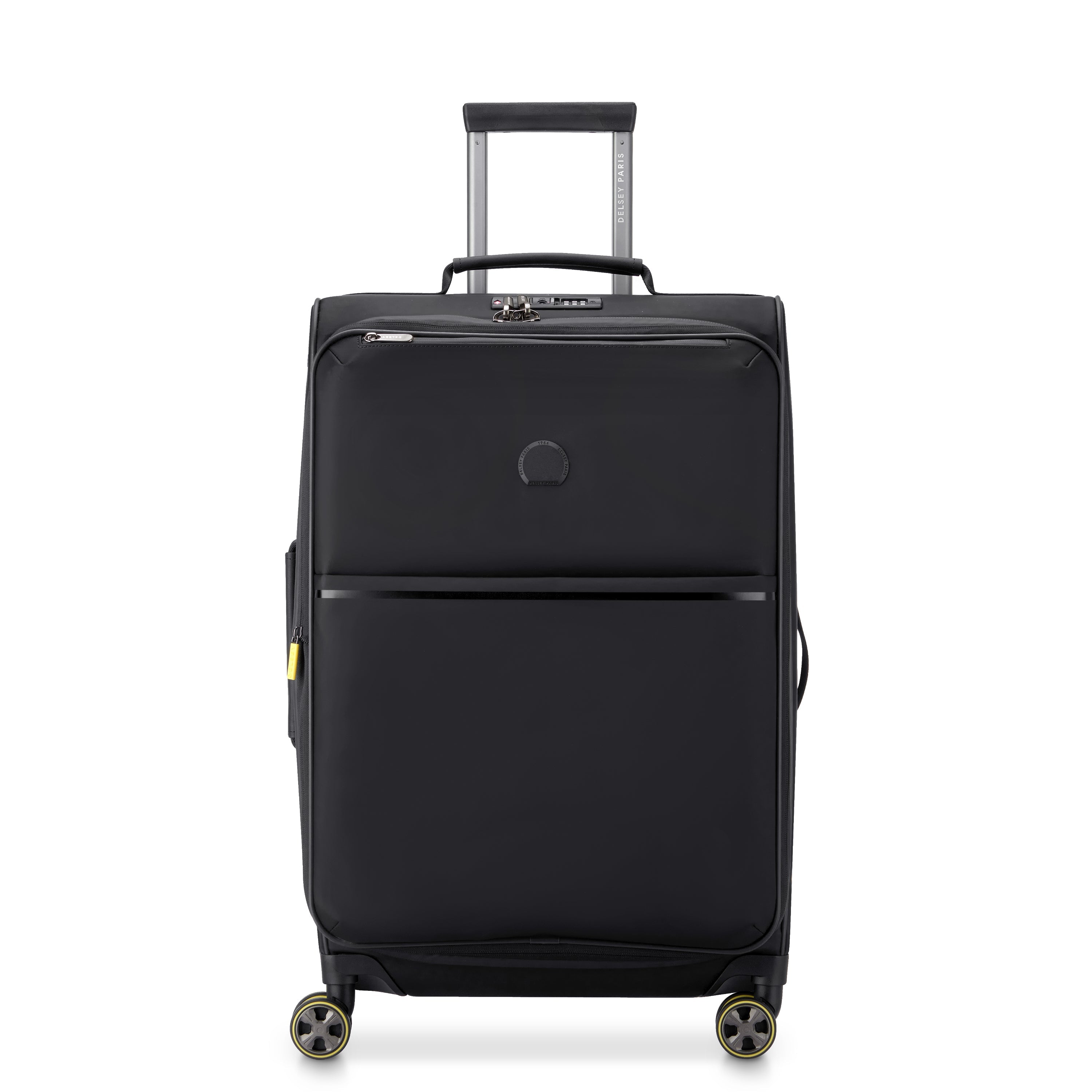 delsey-paris-turenne-soft-koffer-68-cm-schwarz-erweiterbar image 1