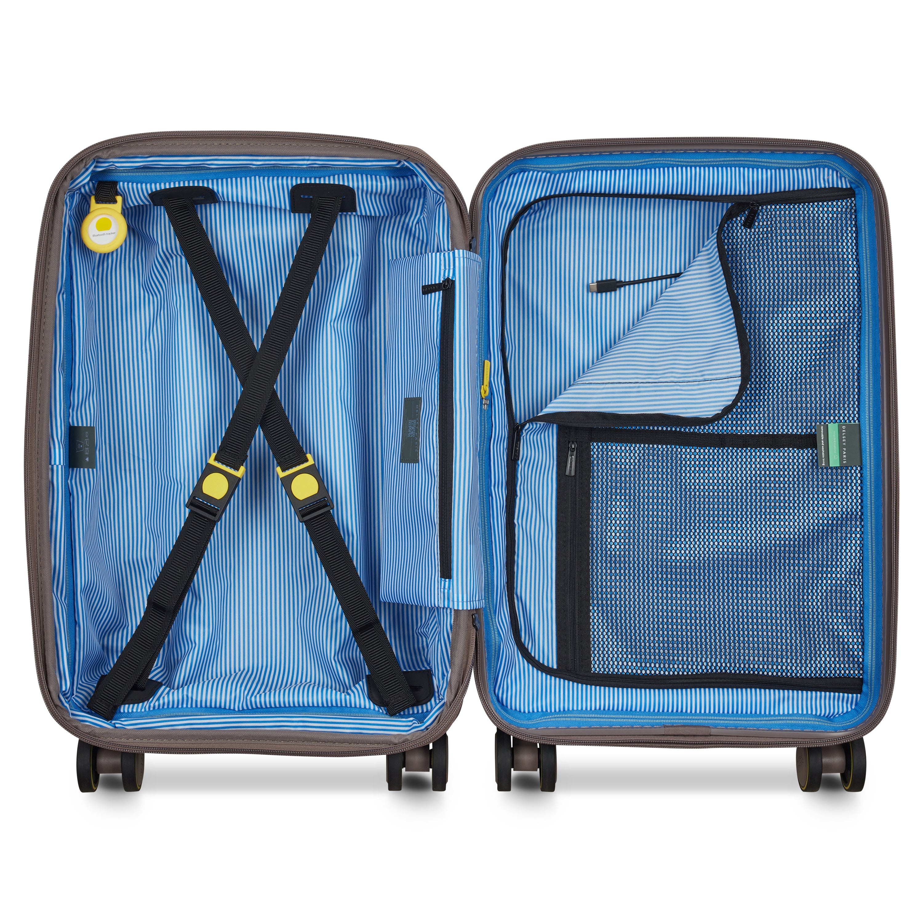 delsey-belmont-plus-lutece-kabinenkoffer-55-cm-braun-erweiterbar image 6