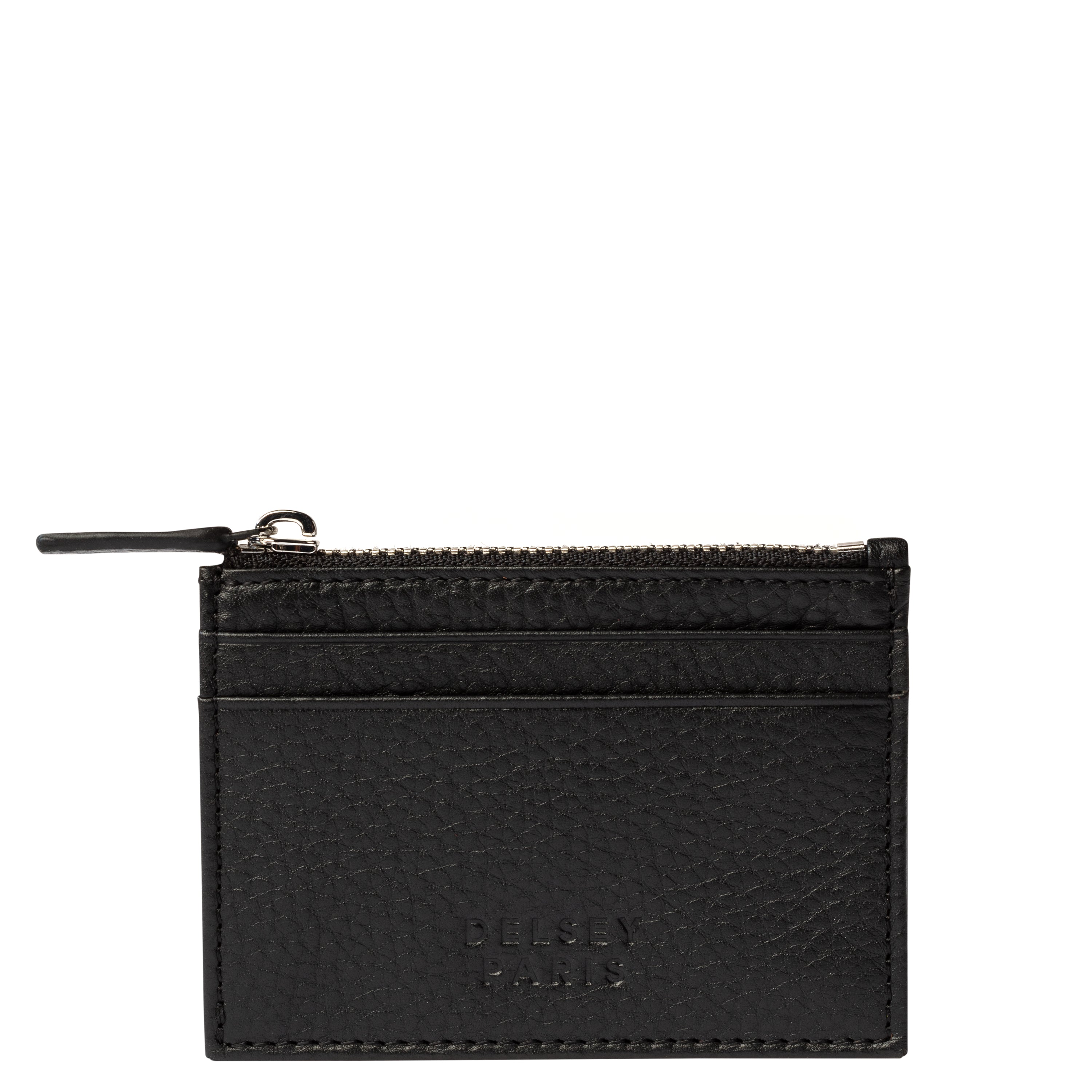 delsey-le-cuir-lisse-grain-kartenetui-schwarz-leder image 1