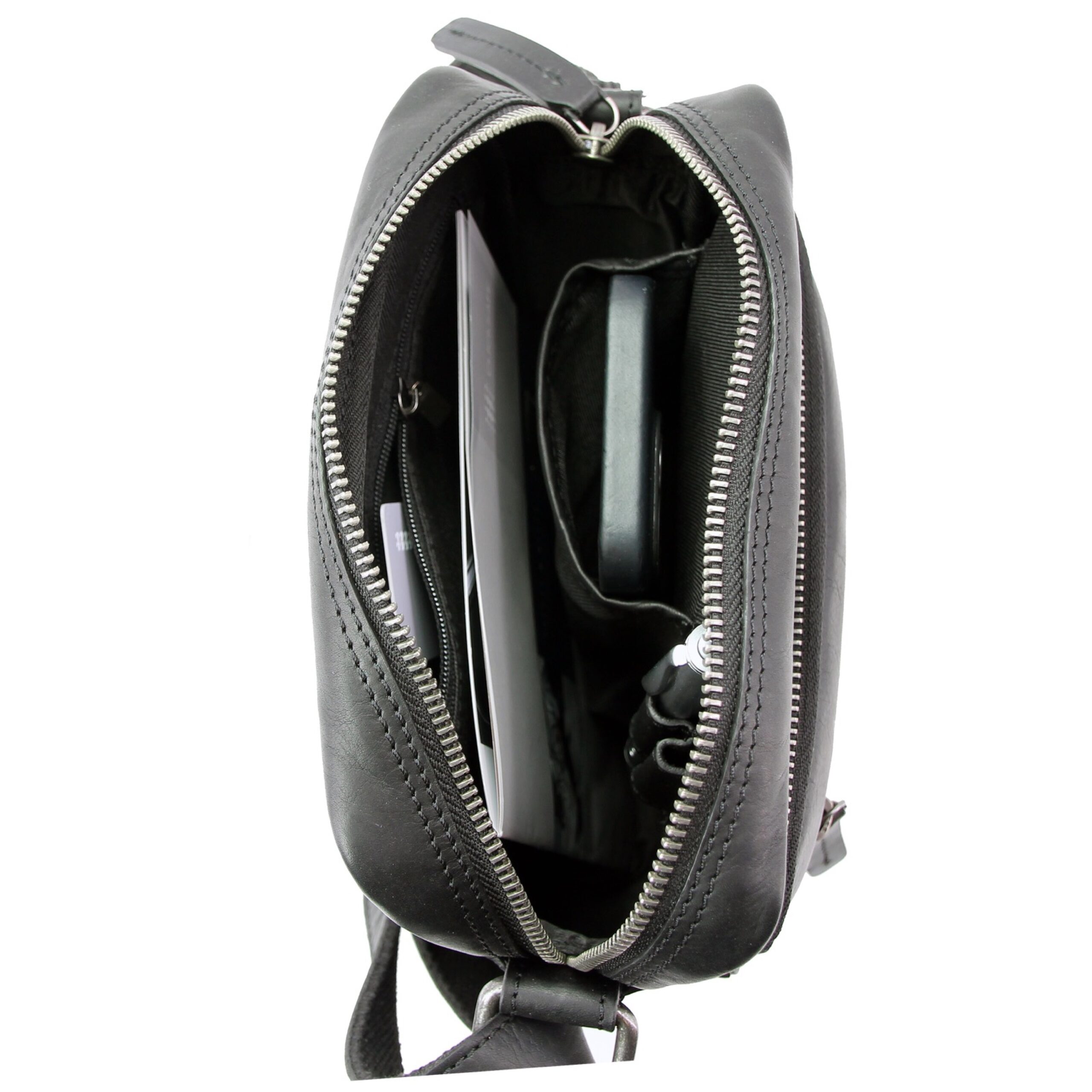 alumaxx-port-umh-ngetasche-leder-schwarz-18x25x6 image 3