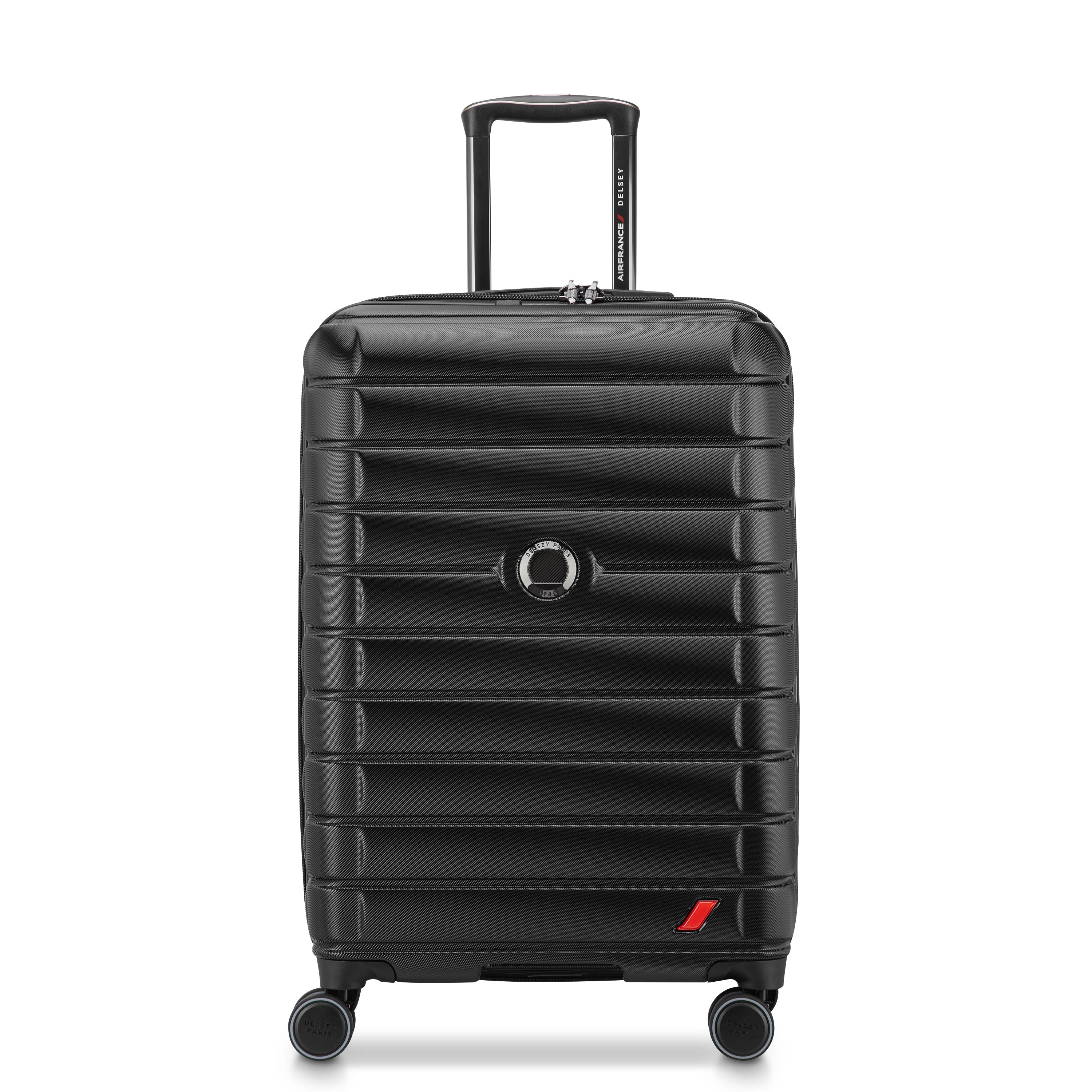 delsey-elegance-66-cm-hartschalenkoffer-schwarz-erweiterbar image 1