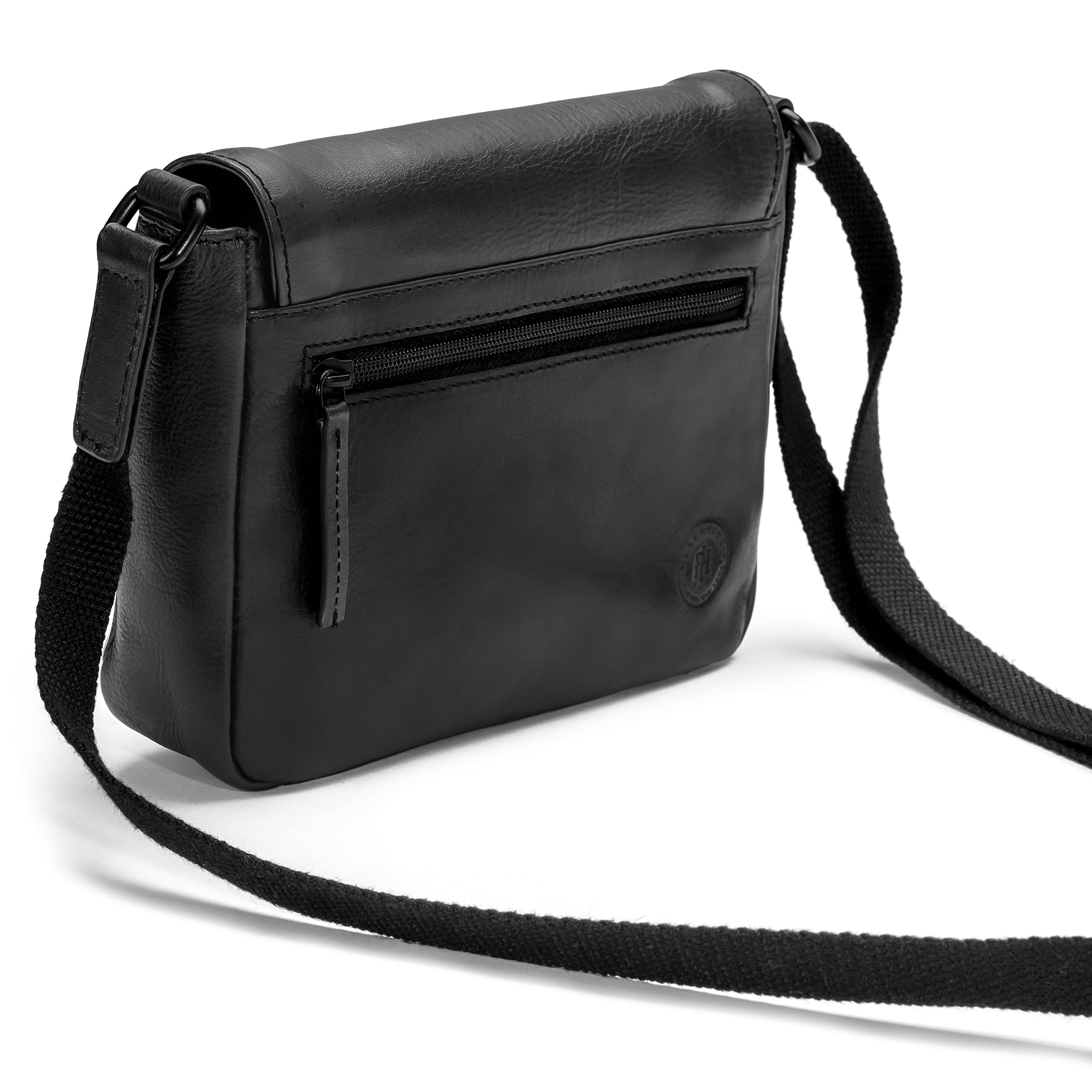 farmhood-memphis-umh-ngetasche-leder-22-cm-schwarz image 3