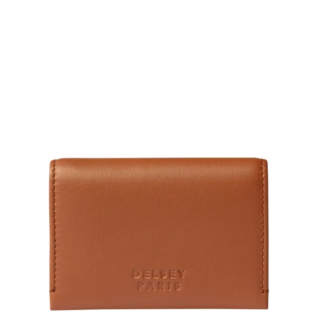 delsey-le-cuir-lisse-geldb-rse-cognac-leder-portemonnaie-3 image 1