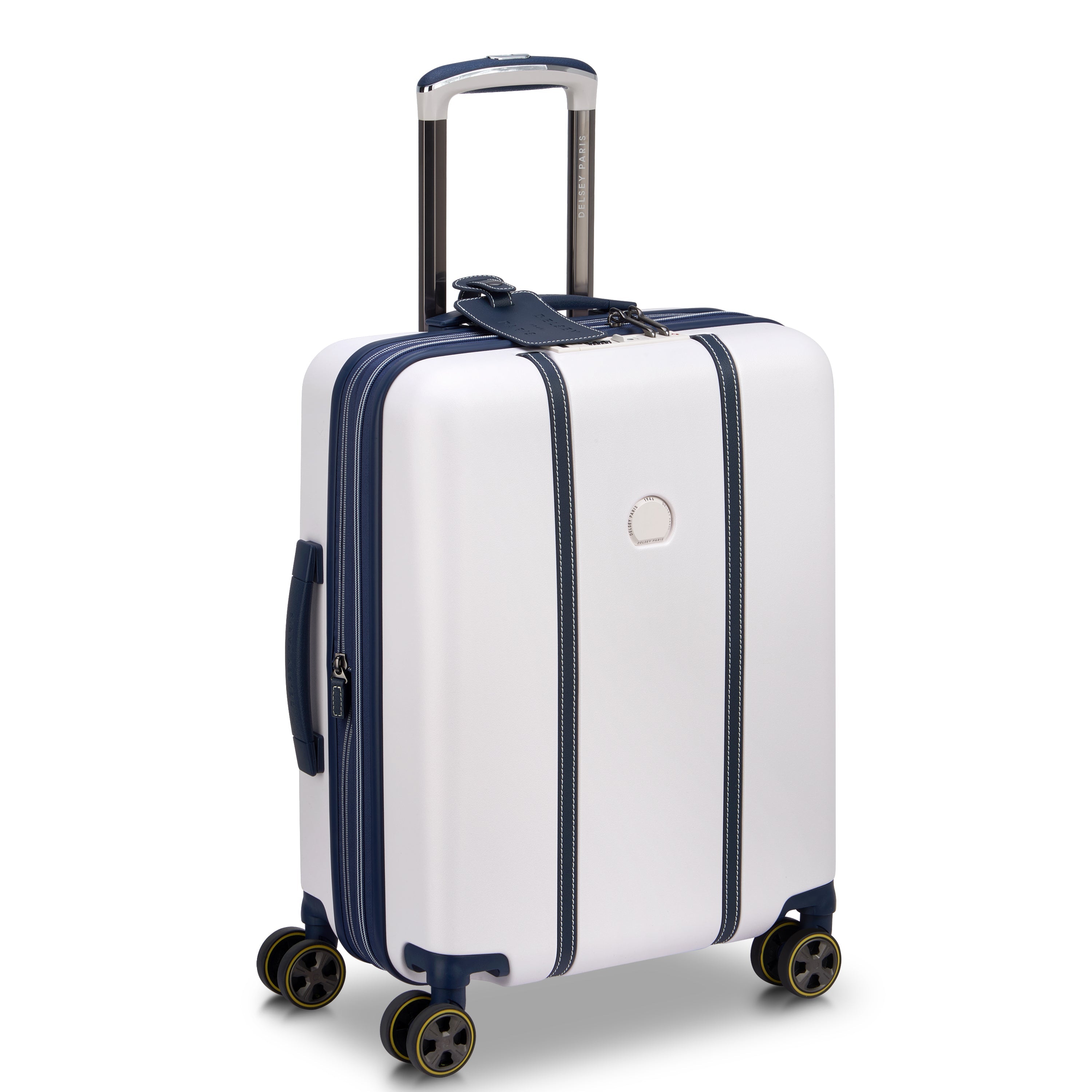 delsey-cadence-55-cm-kabinenkoffer-navy-slim-erweiterbar image 2