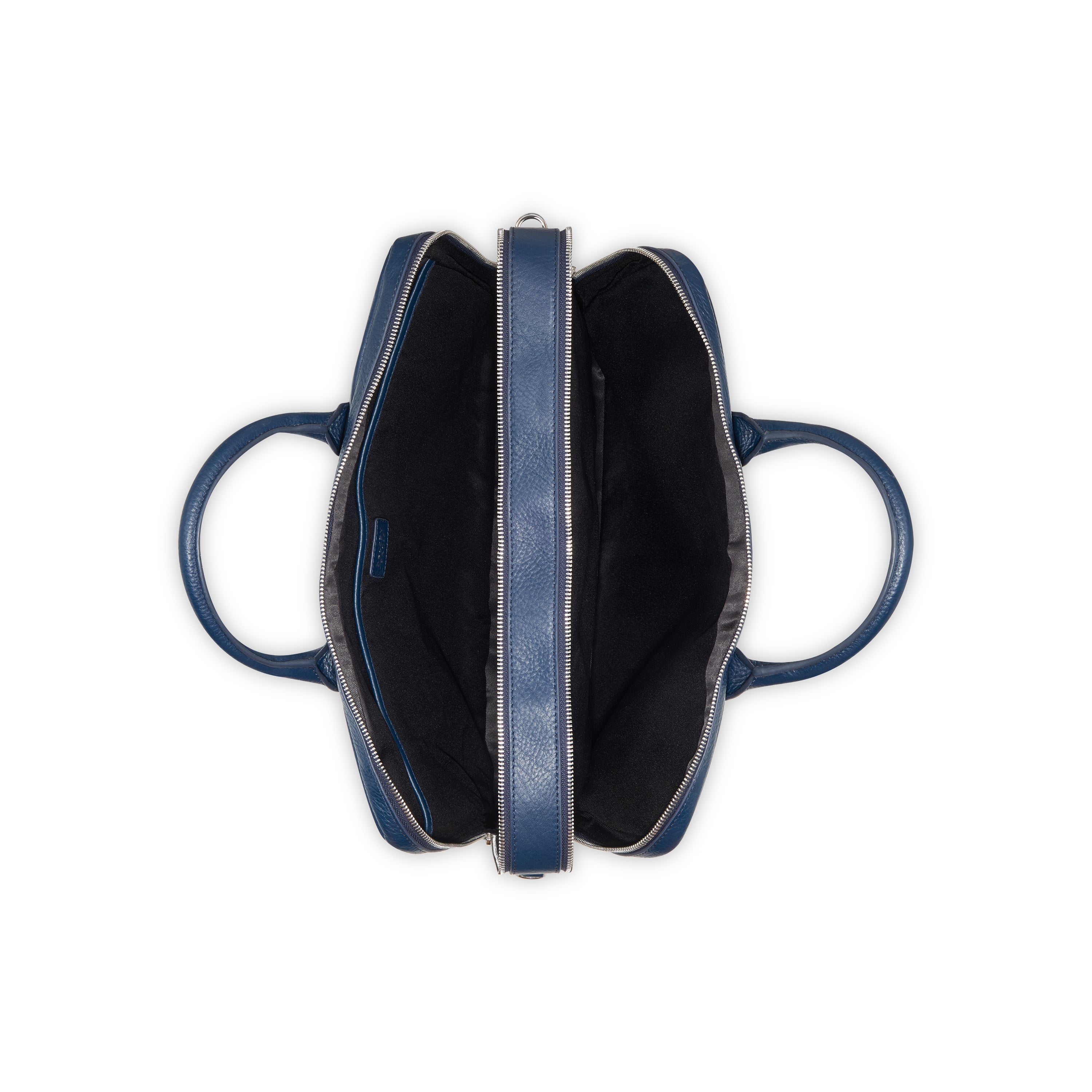 delsey-le-cuir-graine-laptoptasche-navy-leder-damen image 3