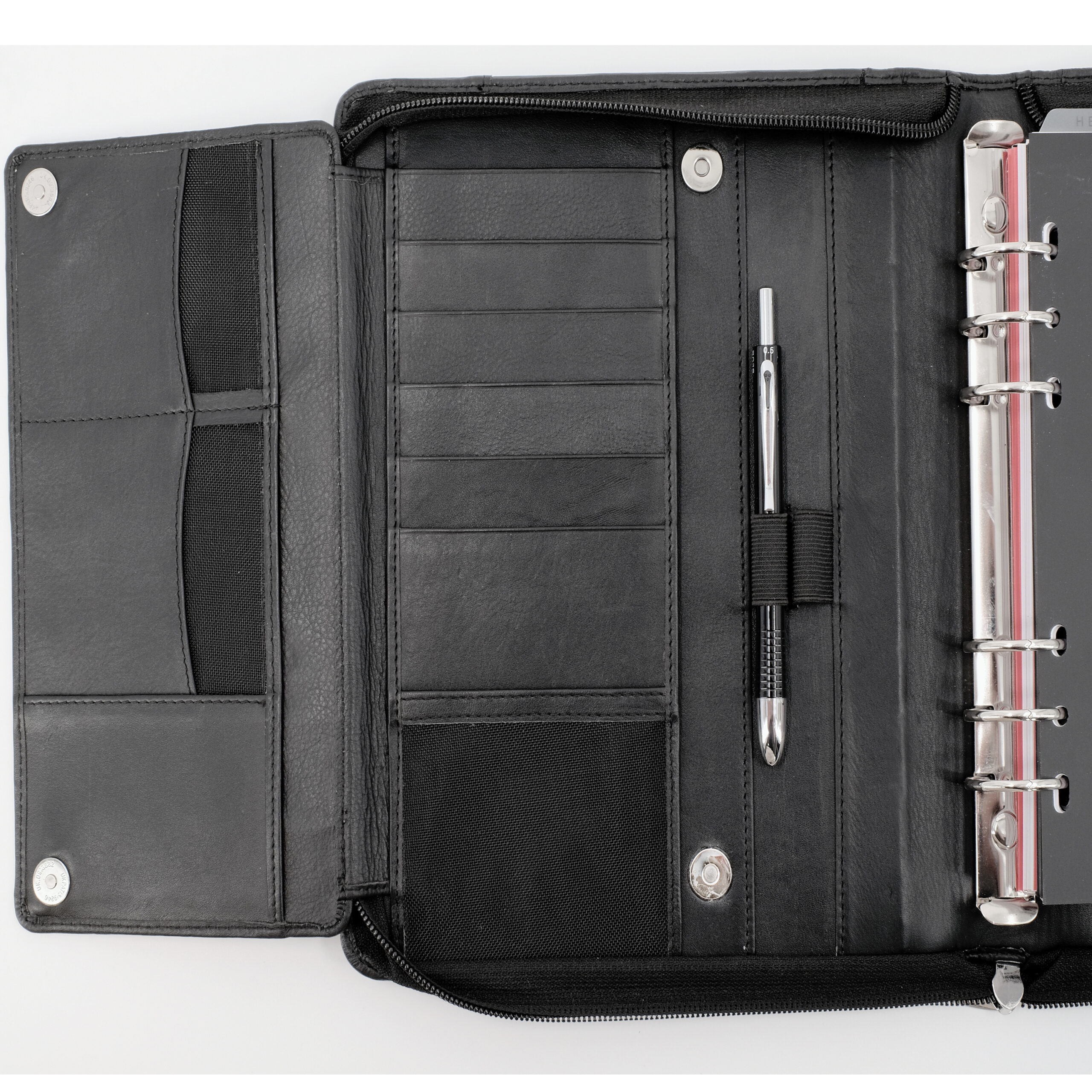 bind-manager-planer-a5-terminplaner-schwarz-nappaleder image 7