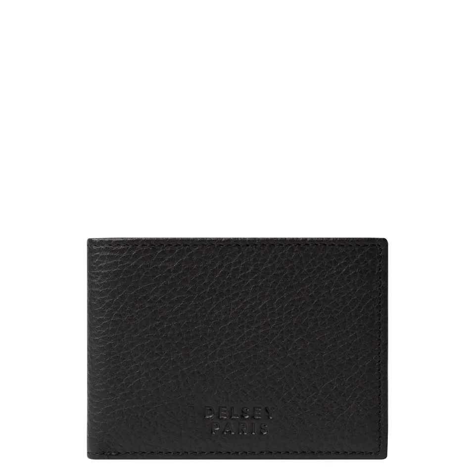 delsey-le-cuir-lisse-geldb-rse-leder-schwarz image 1