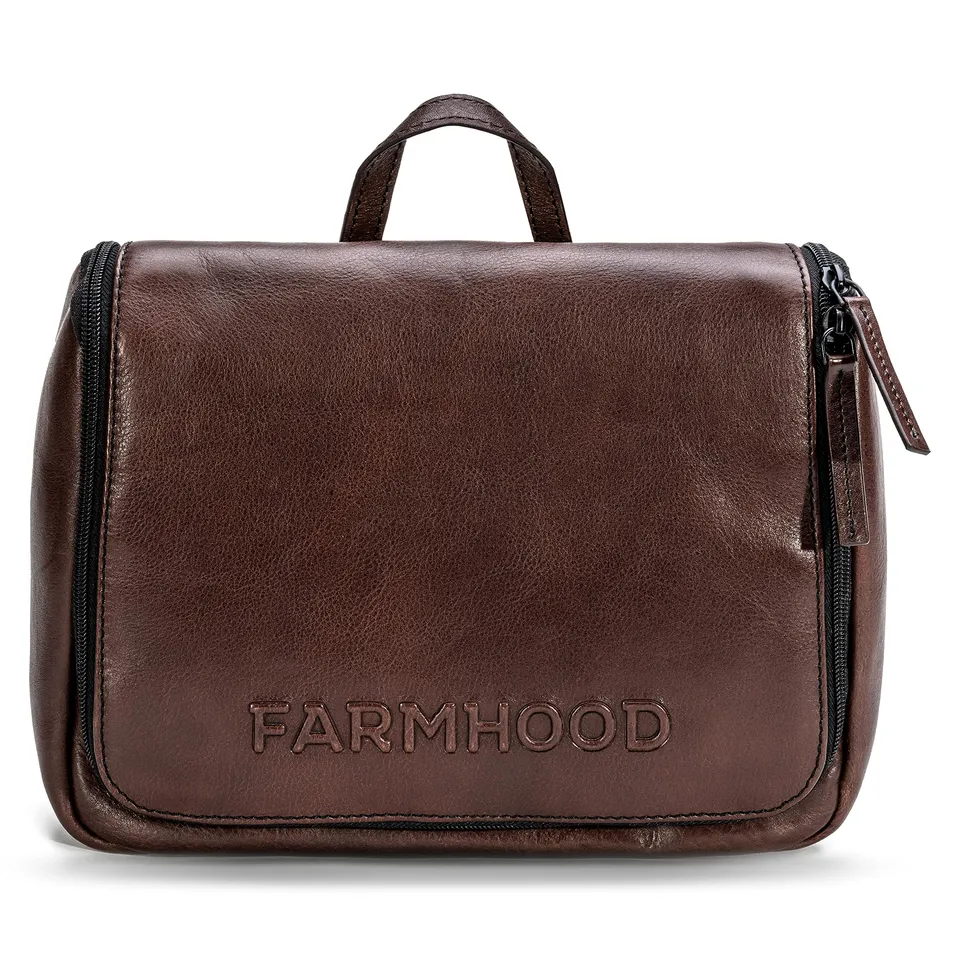 farmhood-memphis-kulturbeutel-leder-27-cm-mit-haken-6l image 1