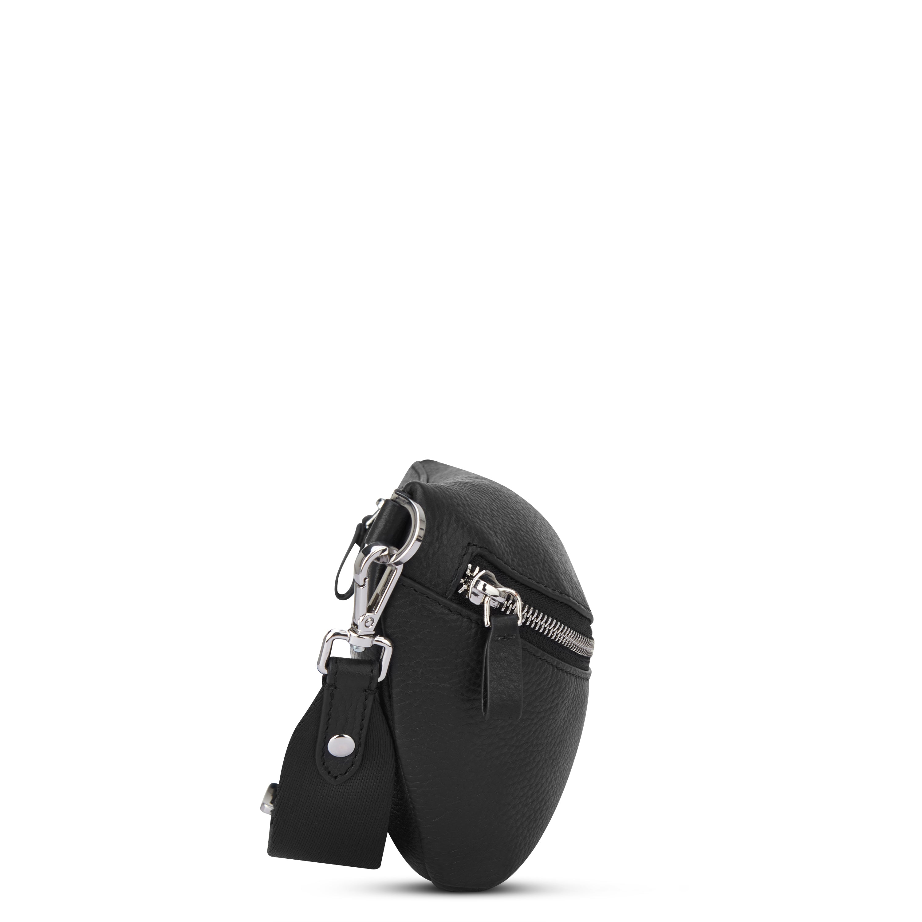 delsey-le-cuir-graine-bauchtasche-leder-schwarz image 4