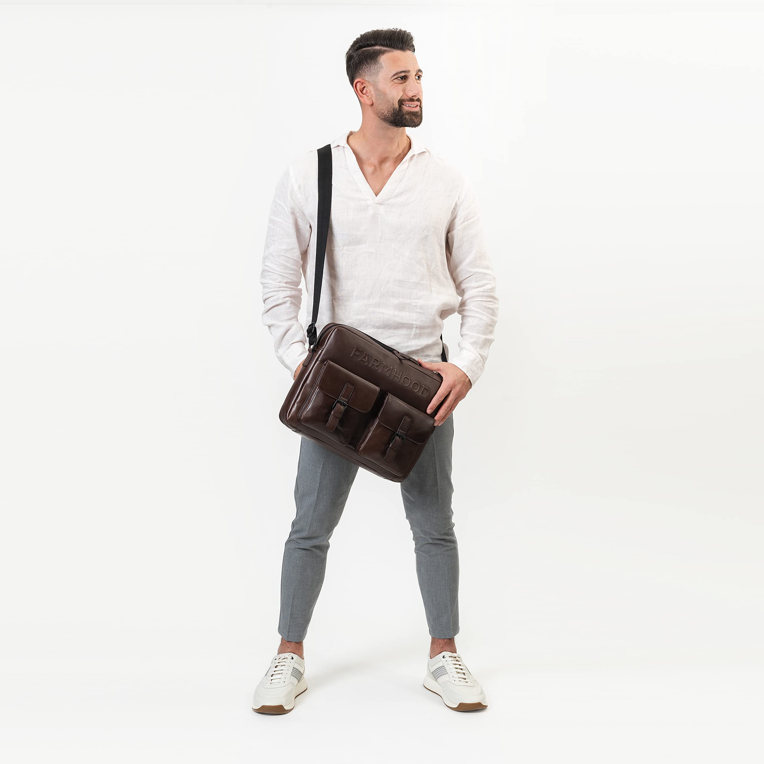 farmhood-memphis-aktentasche-leder-38-cm-vordertaschen-laptopfach image 2