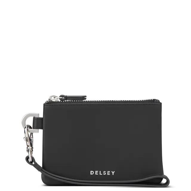 delsey-le-cuir-lisse-pouch-kosmetiktasche-schwarz-leder image 1
