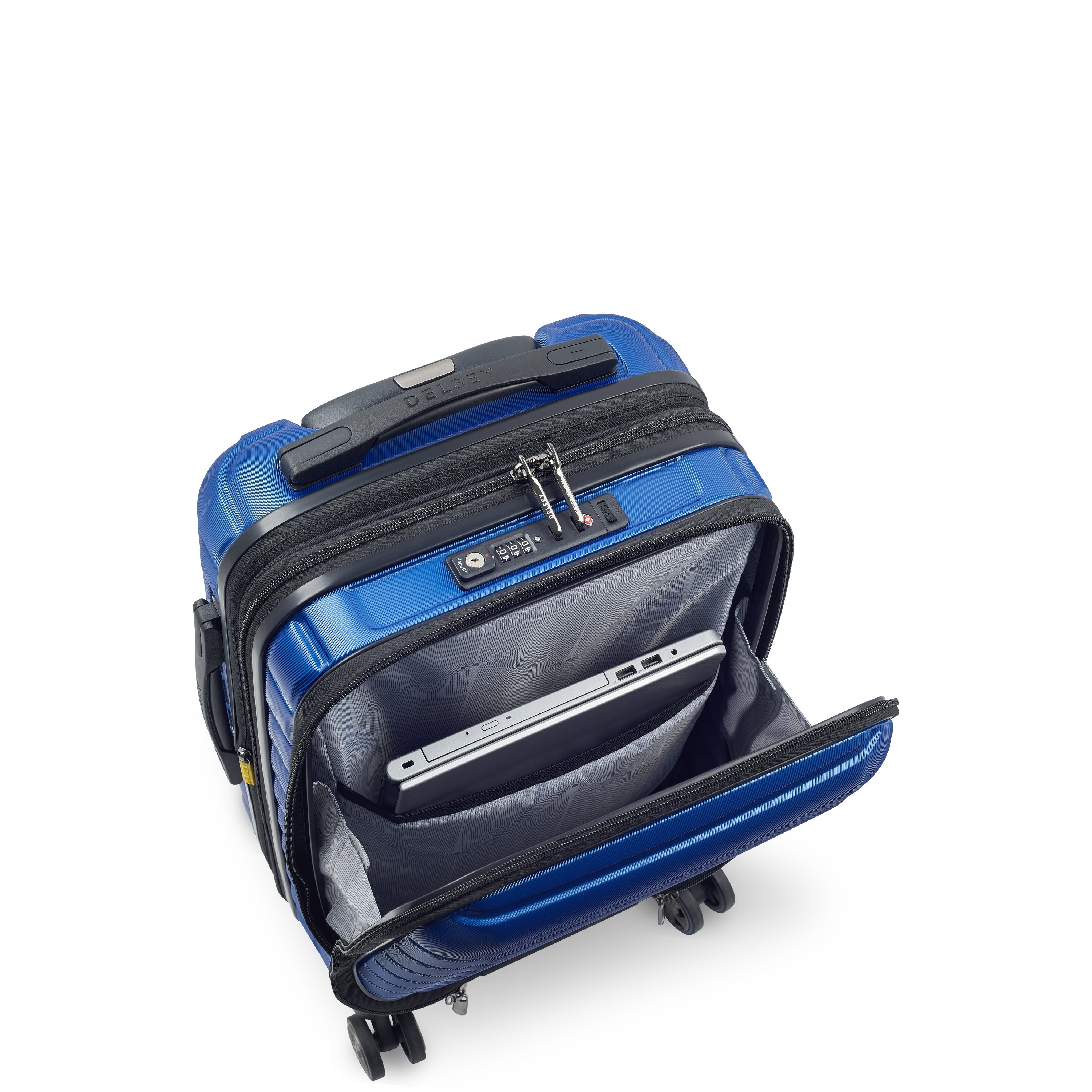 delsey-shadow-5-0-kabinenkoffer-55-cm-blau-erweiterbar image 8
