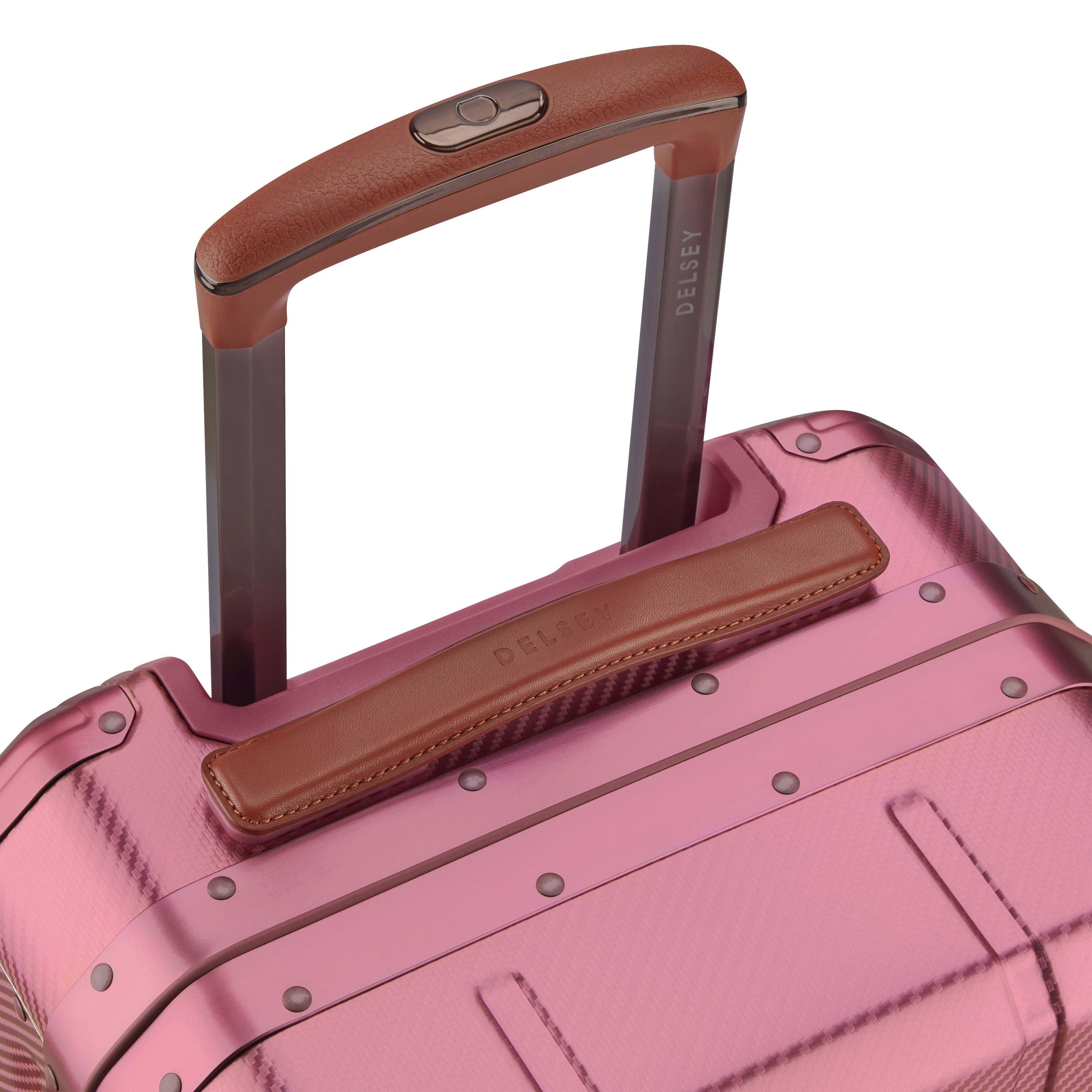 delsey-alu-r-kabinenkoffer-55cm-pink-aluminium-optik image 8