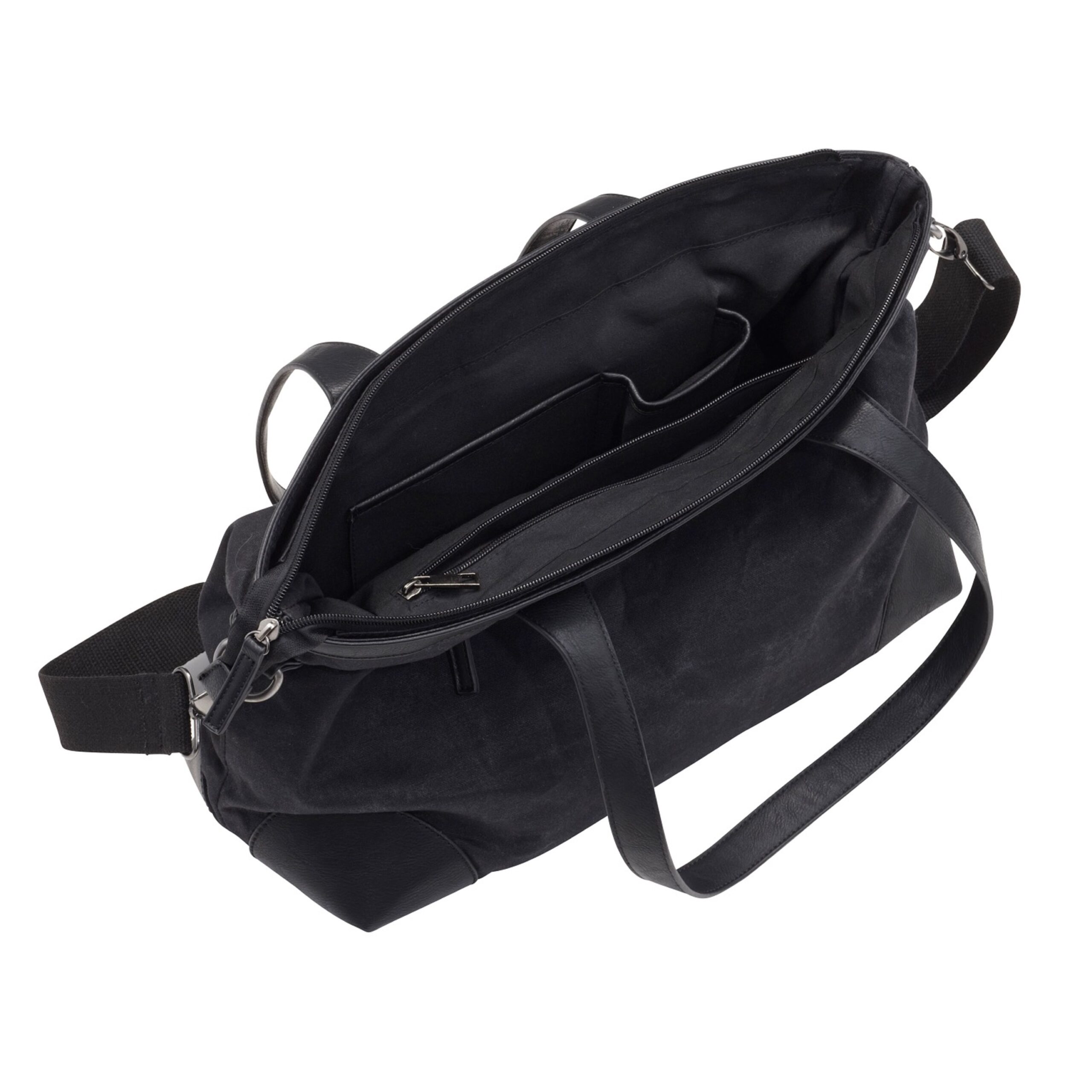 alumaxx-damentaschen-heaven-handtasche-schwarz-canvas image 2