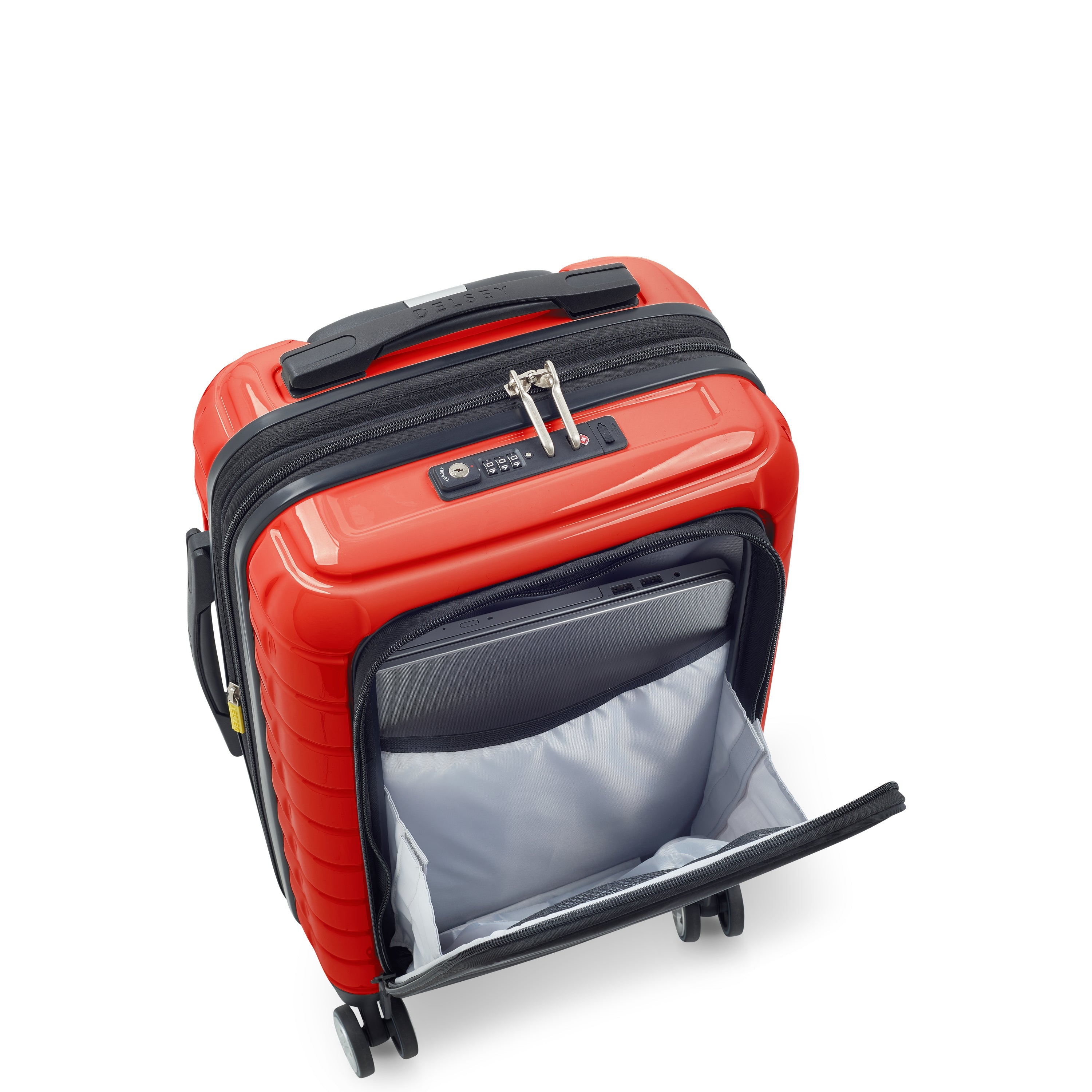 delsey-shadow-5-0-kabinenkoffer-55-cm-rot-erweiterbar image 8