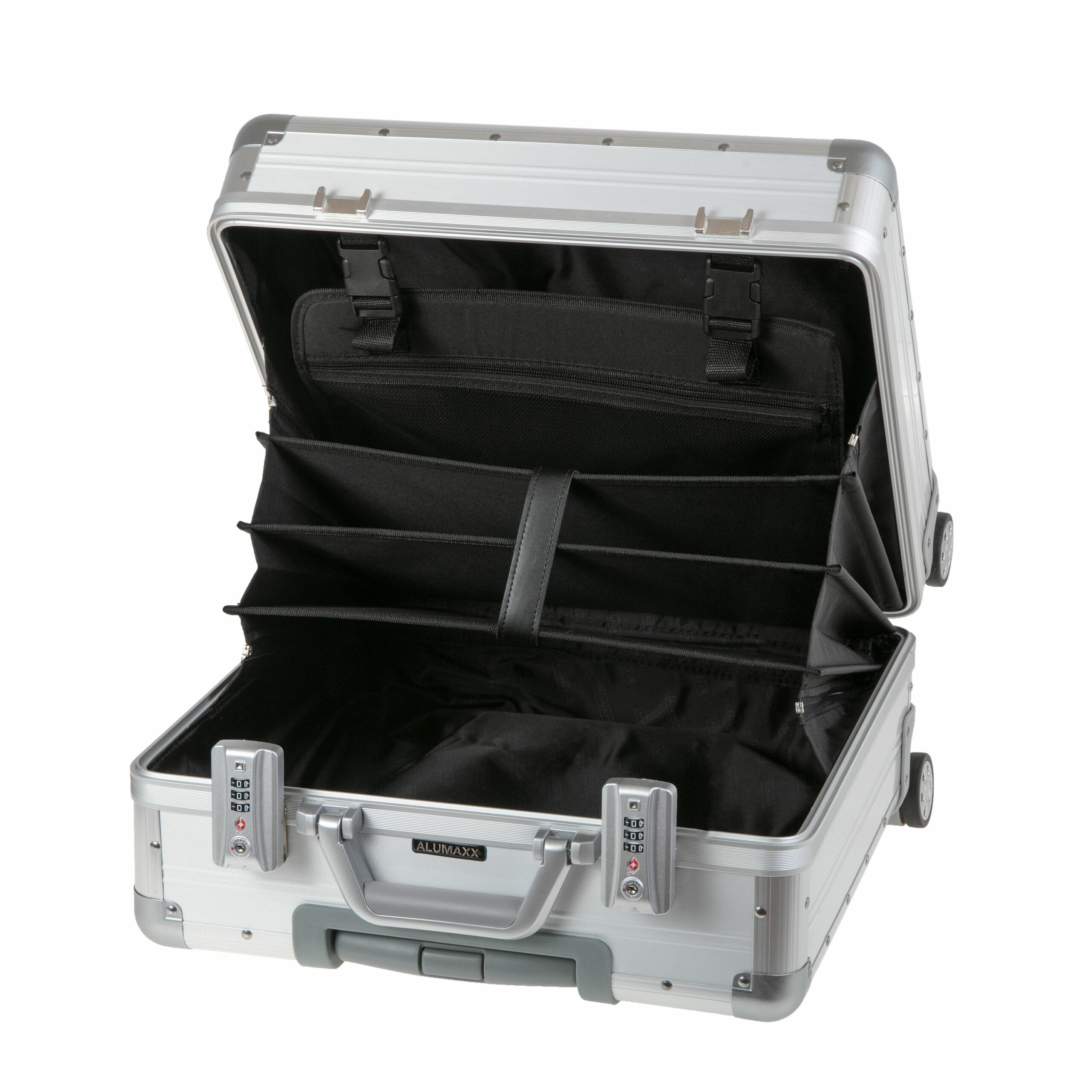 alumaxx-gemini-45172-business-trolley-silber-aluminium image 2