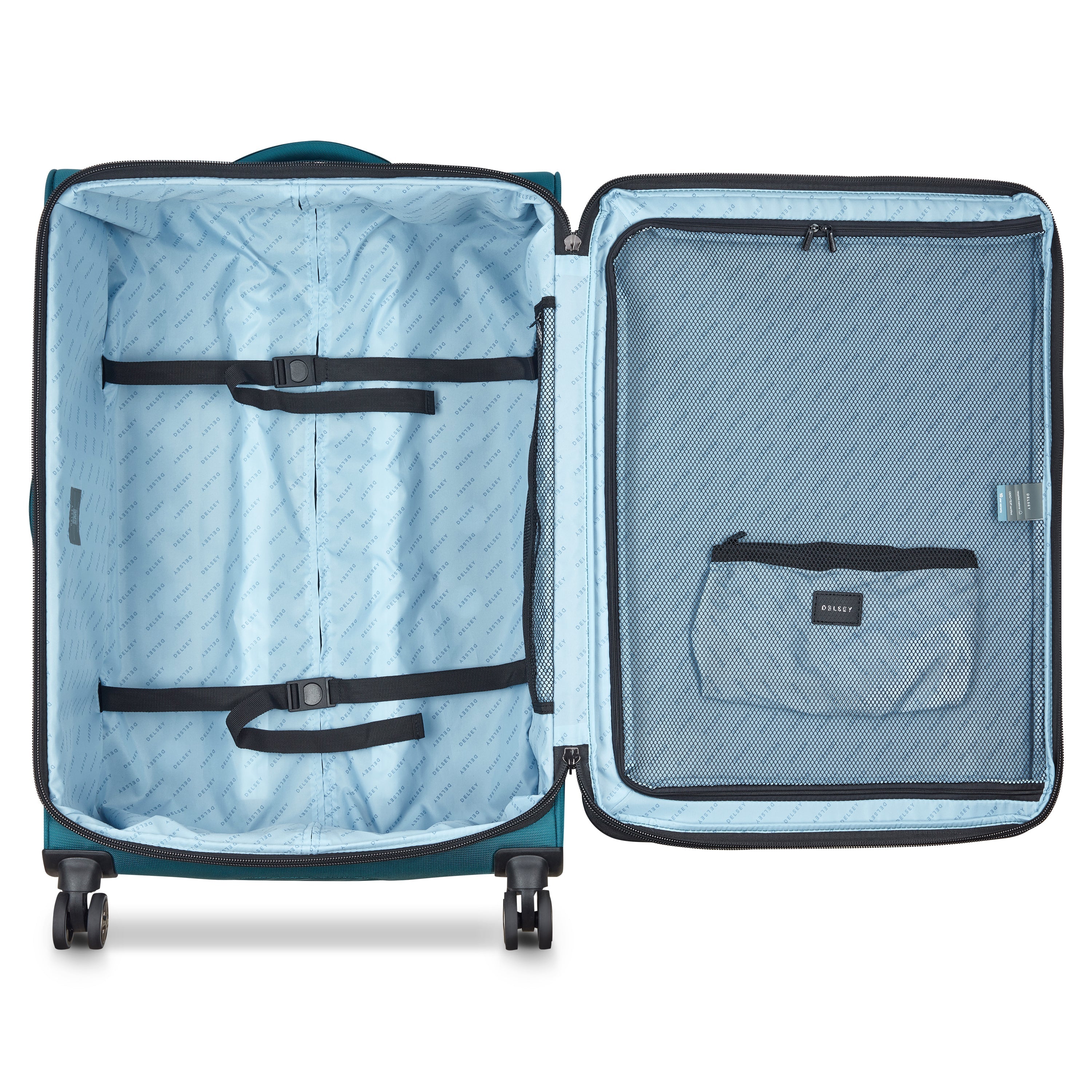 delsey-shadow-dlx-koffer-76-cm-teal-blue-erweiterbar image 6