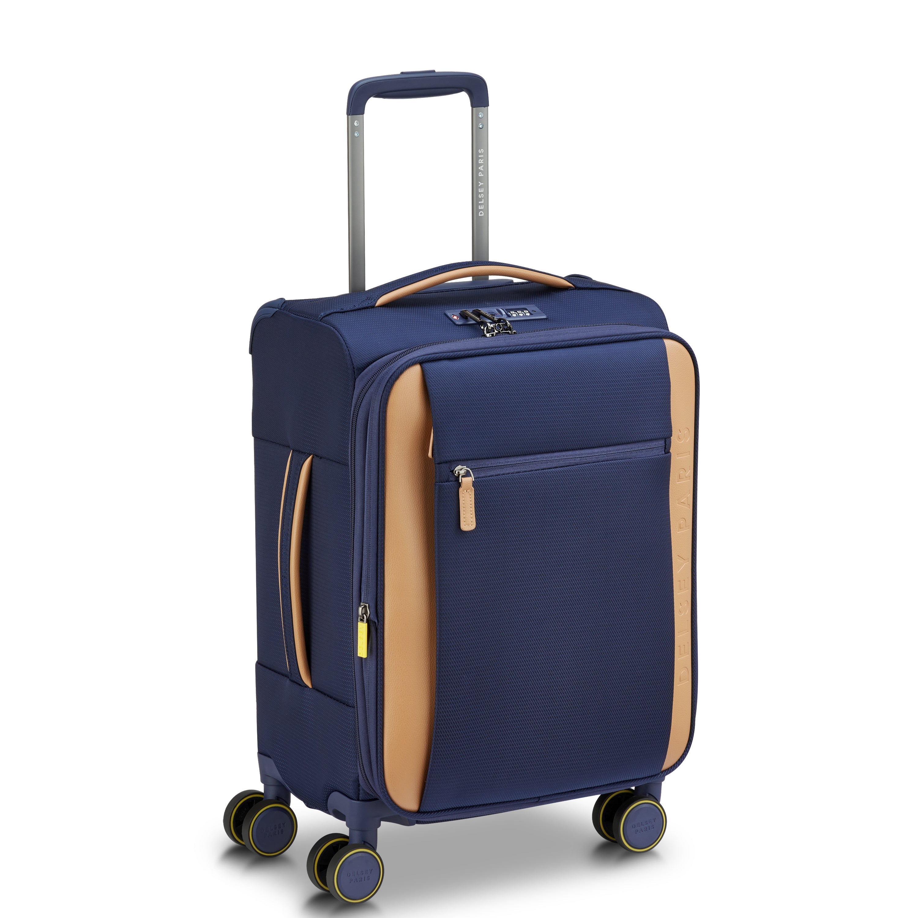 delsey-montmartre-3-kabinenkoffer-55-cm-navy-erweiterbar image 2