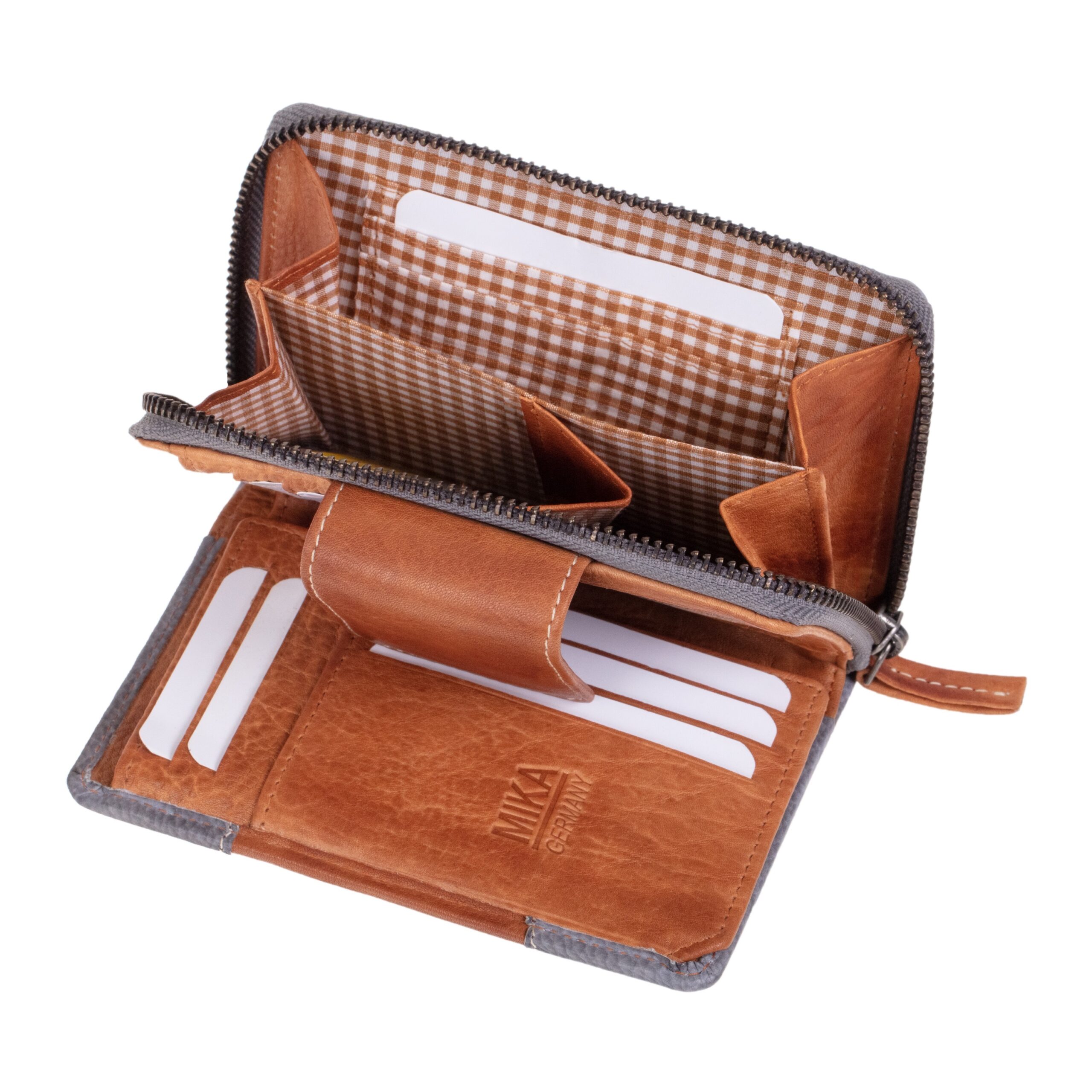 alumaxx-damengeldb-rse-zweifarbig-grau-braun-leder-hochformat image 2