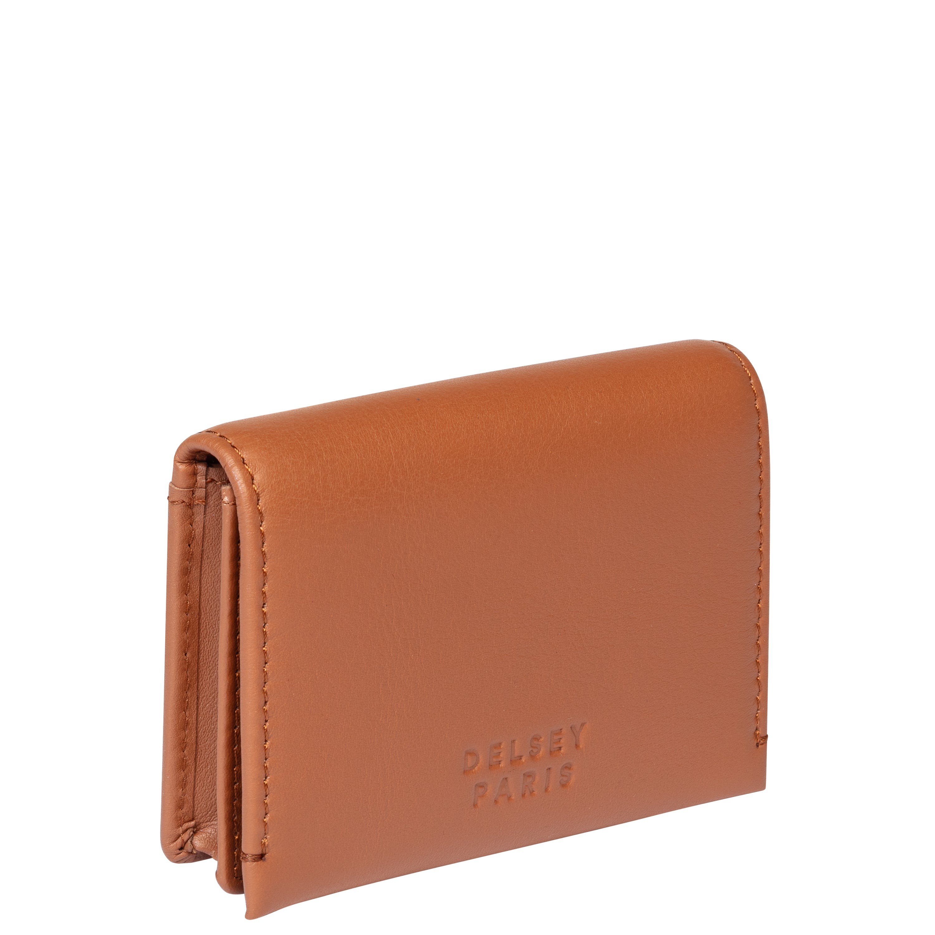 delsey-le-cuir-lisse-geldb-rse-cognac-leder-portemonnaie-3 image 2