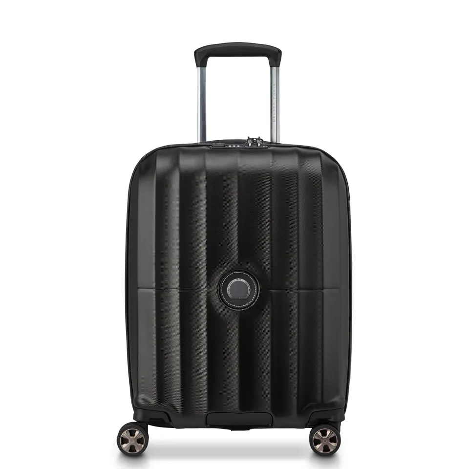 delsey-carrousel-2-kabinenkoffer-55-cm-schwarz-erweiterbar image 1