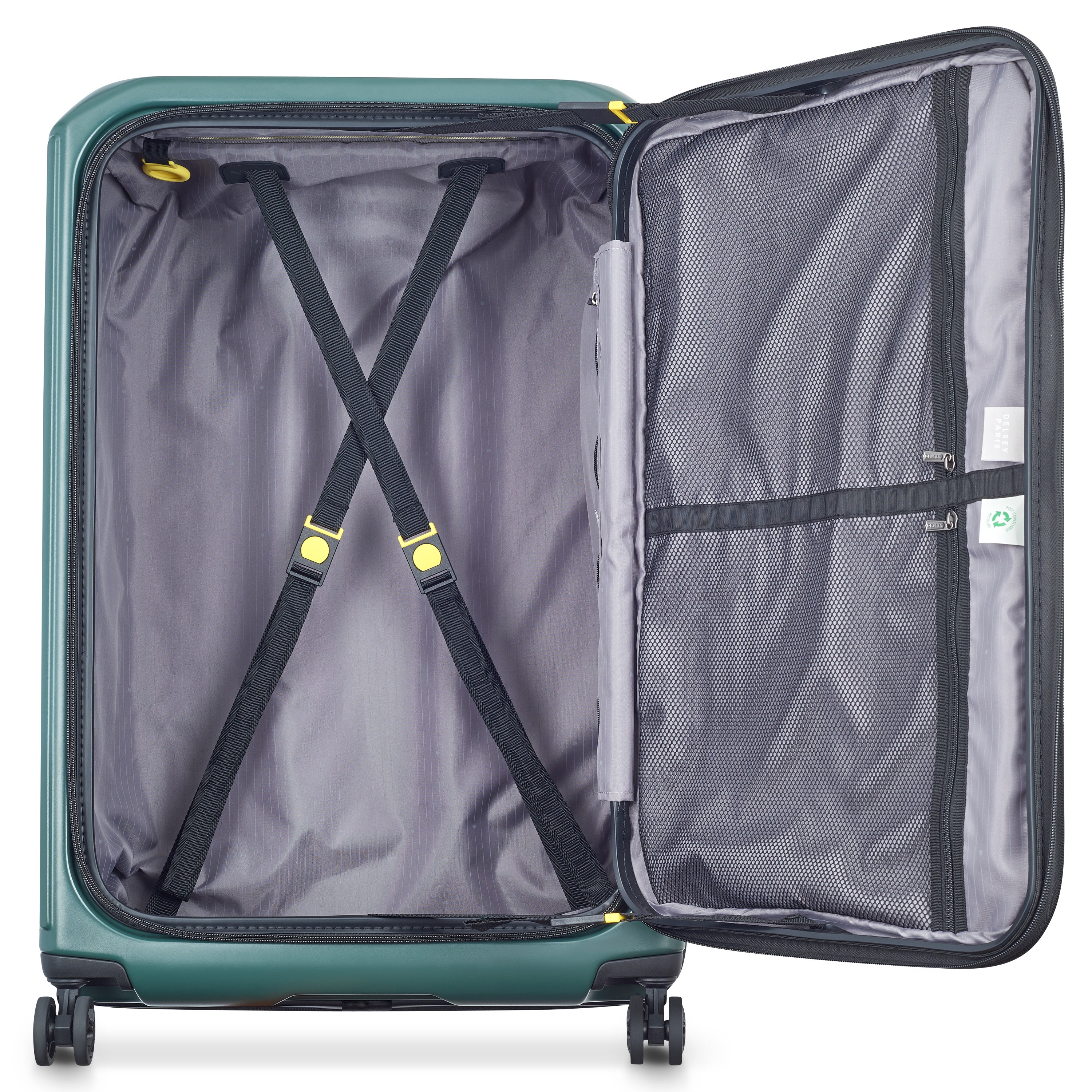 delsey-brochant-3-securitime-zip-koffer-75-5-cm-gr-n image 4