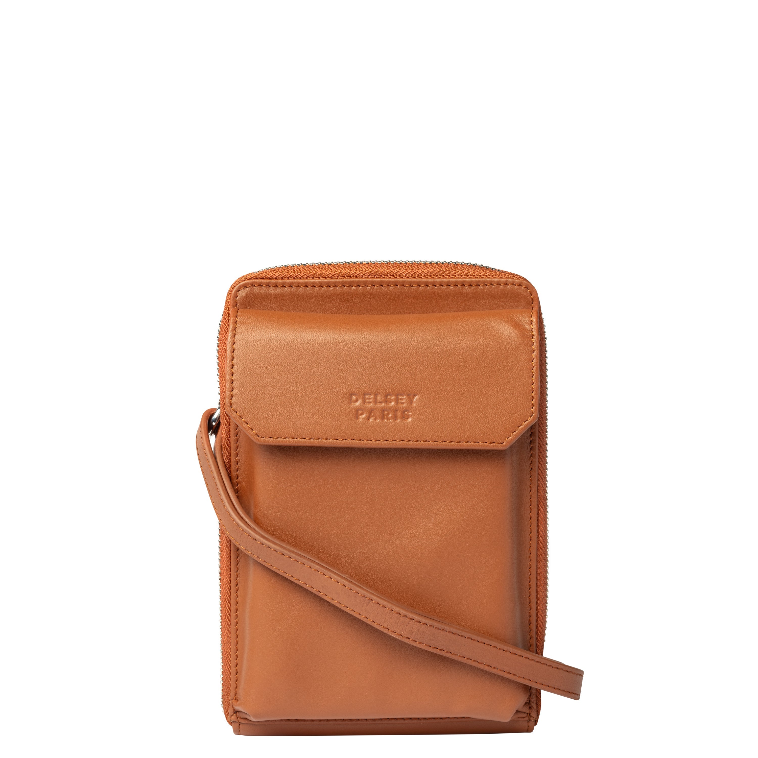 delsey-paris-le-cuir-lisse-geldb-rse-cognac-leder-2 image 5