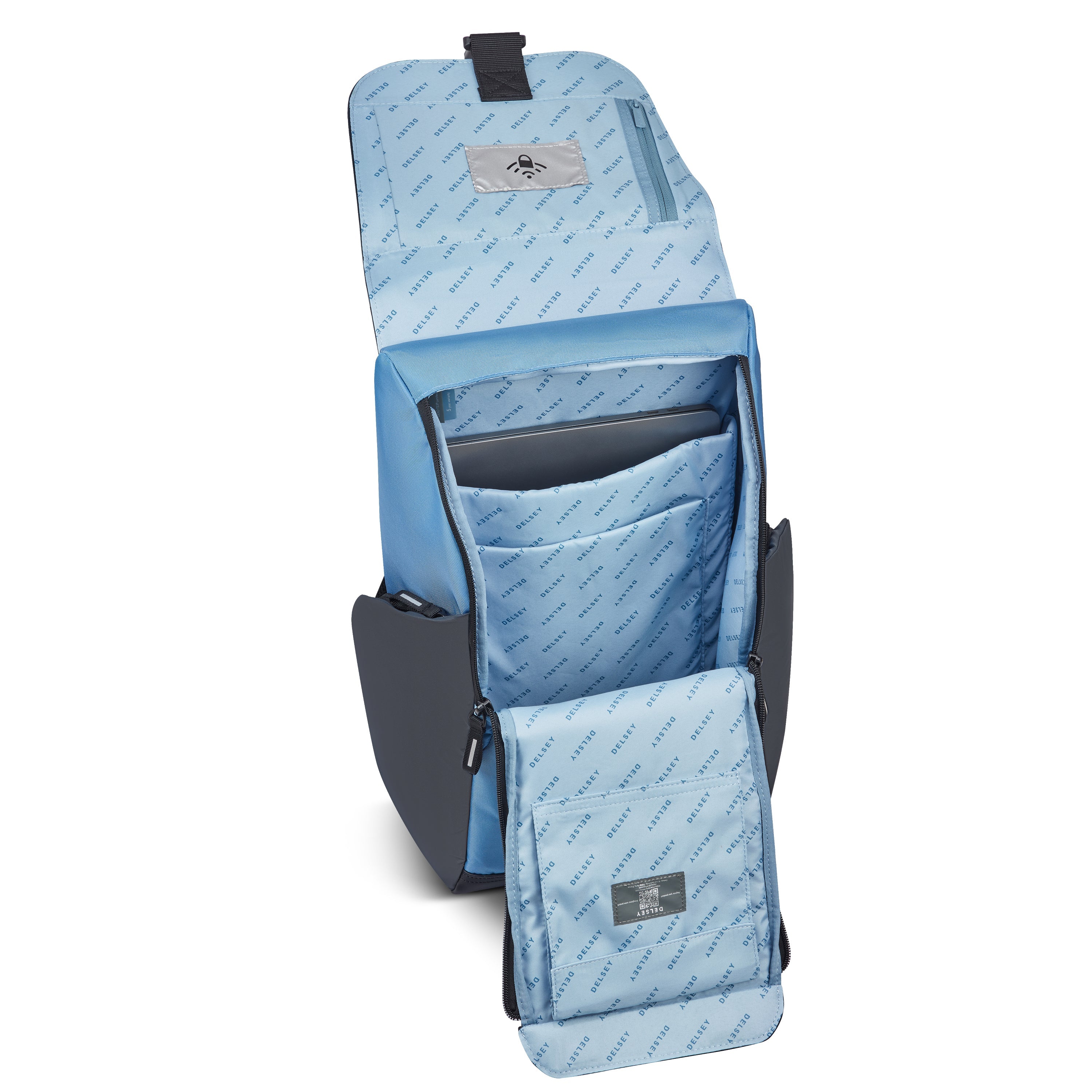 delsey-dlc-2-0-securflap-rucksack-22l-blau-laptopfach image 6