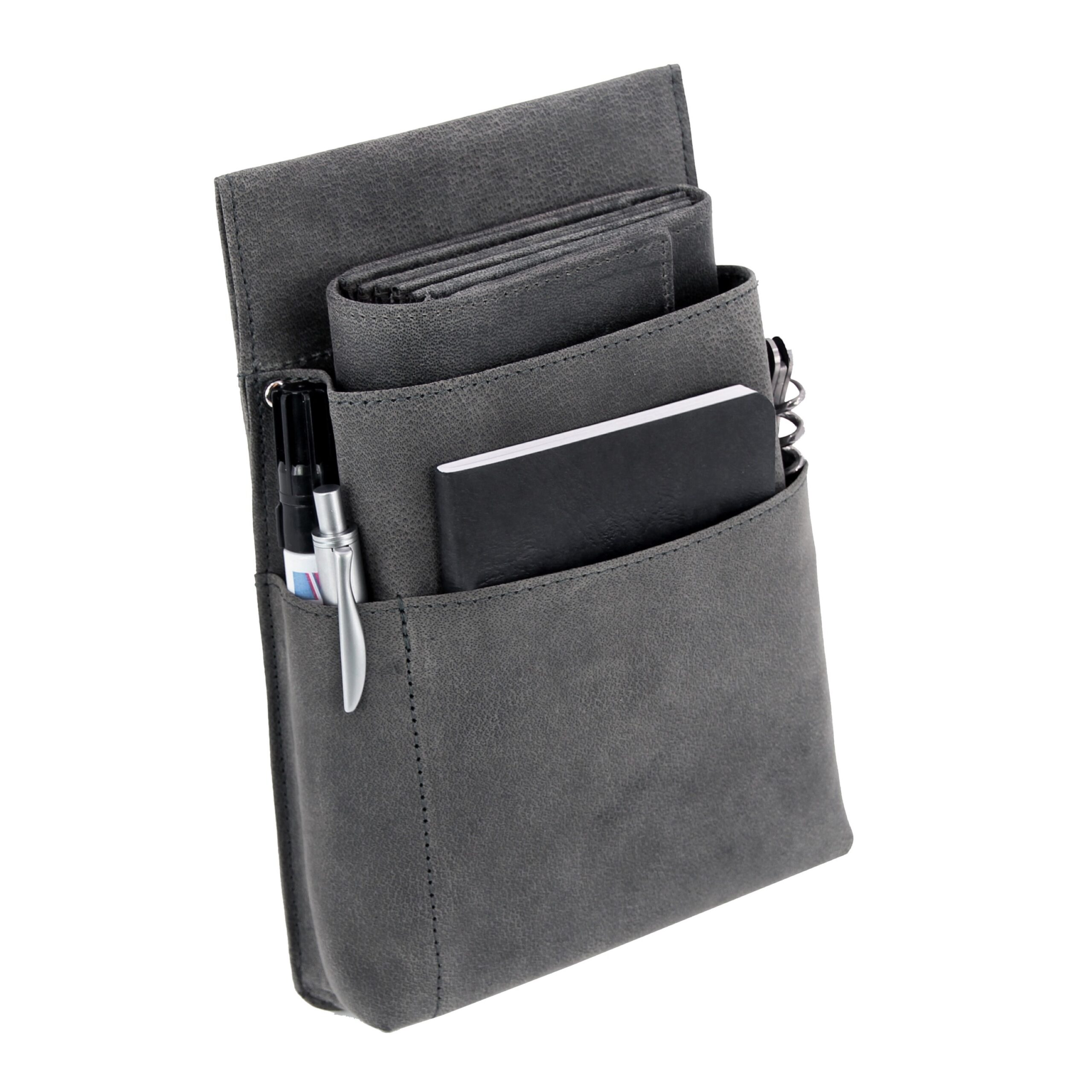 alumaxx-g-rteltasche-f-r-kellnerb-rsen-grau-hunter-leder image 2