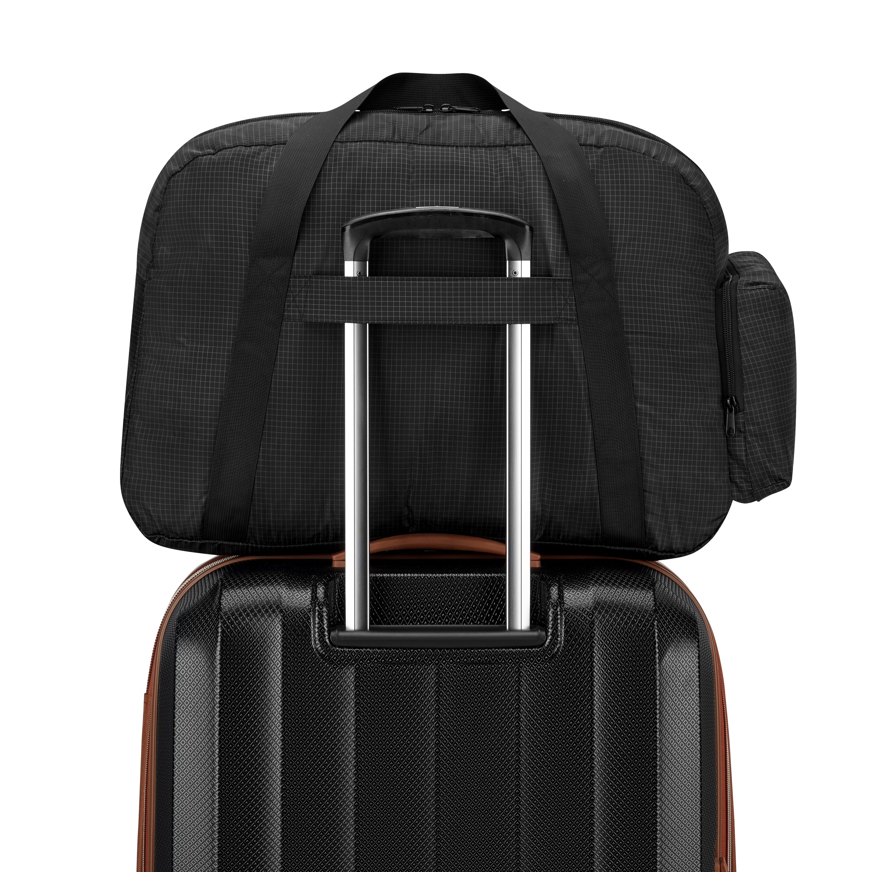 delsey-le-cuir-lisse-faltbare-tasche-56-cm-schwarz image 6