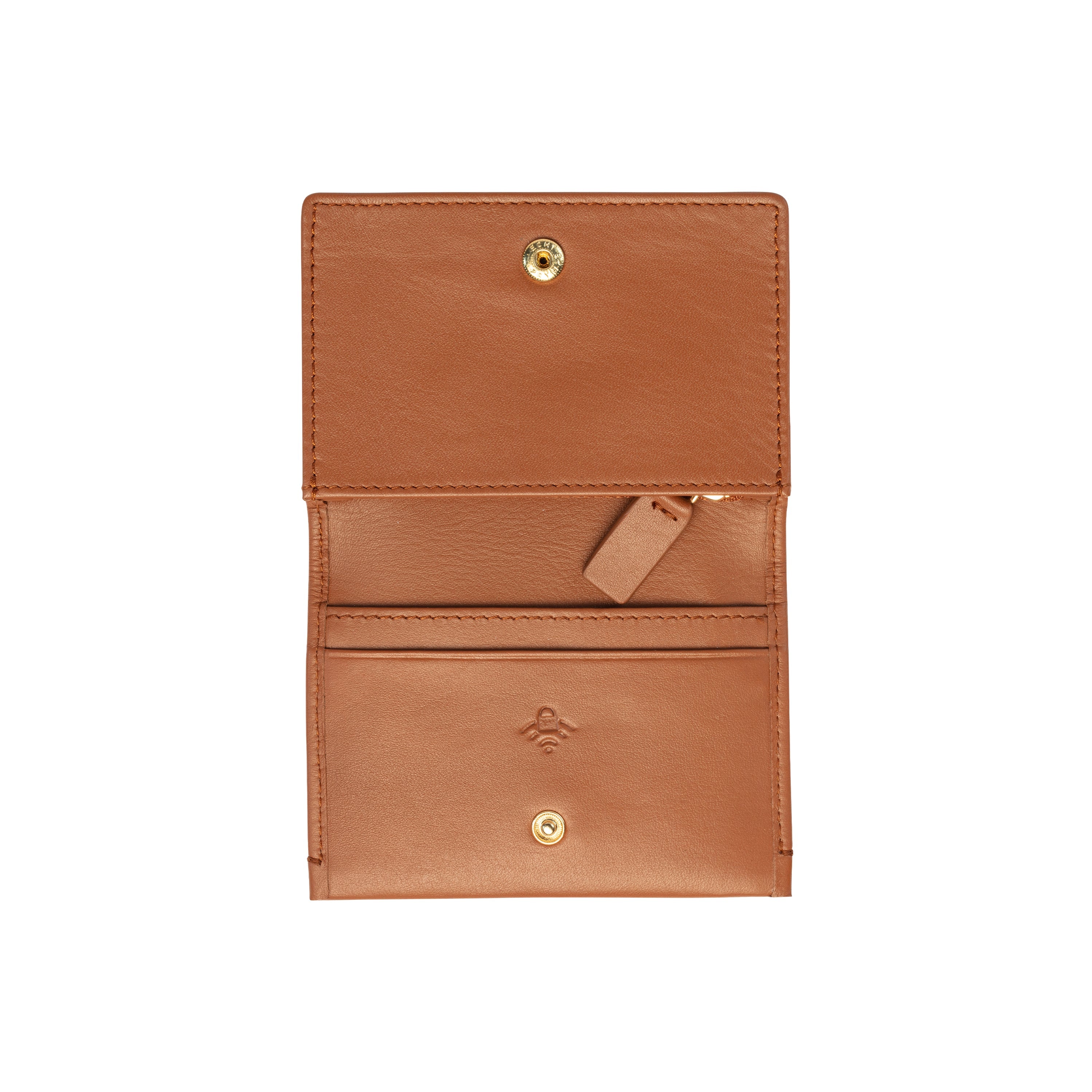 delsey-le-cuir-lisse-geldb-rse-cognac-leder-portemonnaie-3 image 3