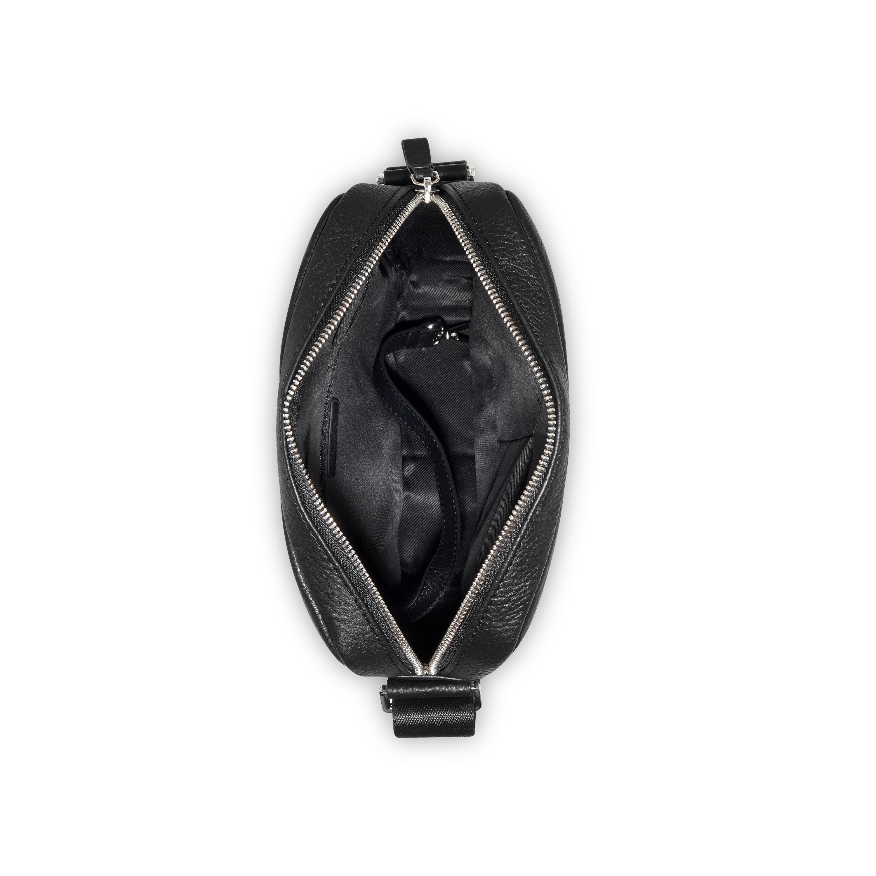 delsey-le-cuir-lisse-umh-ngetasche-schwarz-leder-crossbody image 3