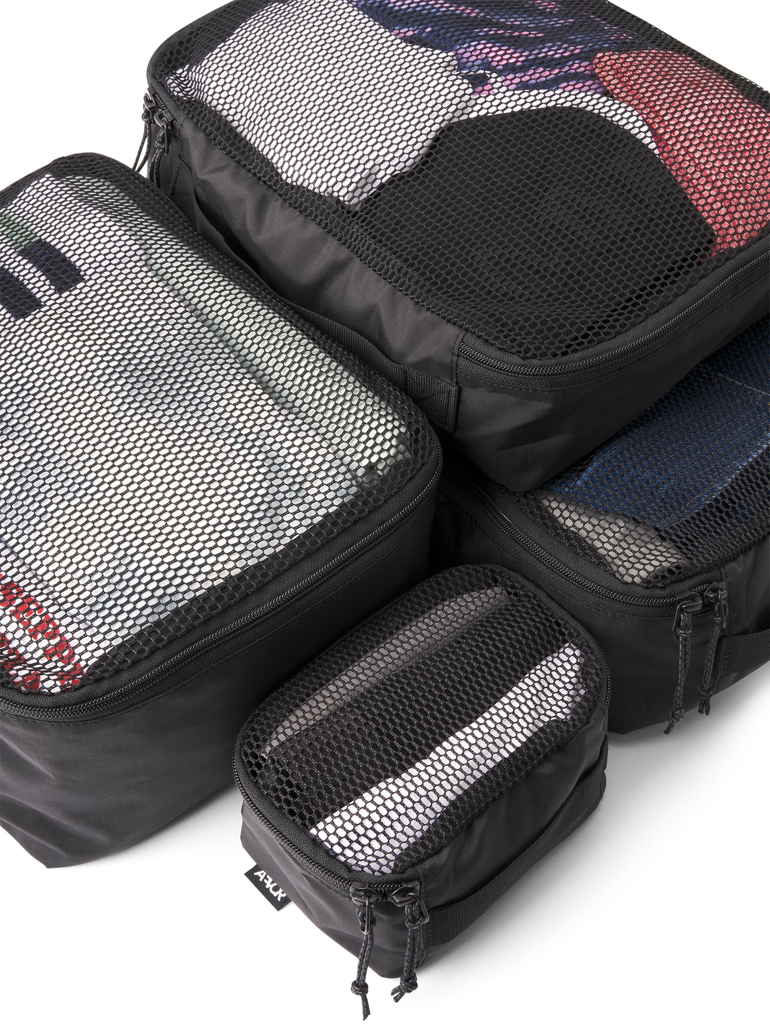 aevor-packing-cube-small-packw-rfel-ripstop-black-mesh image 4