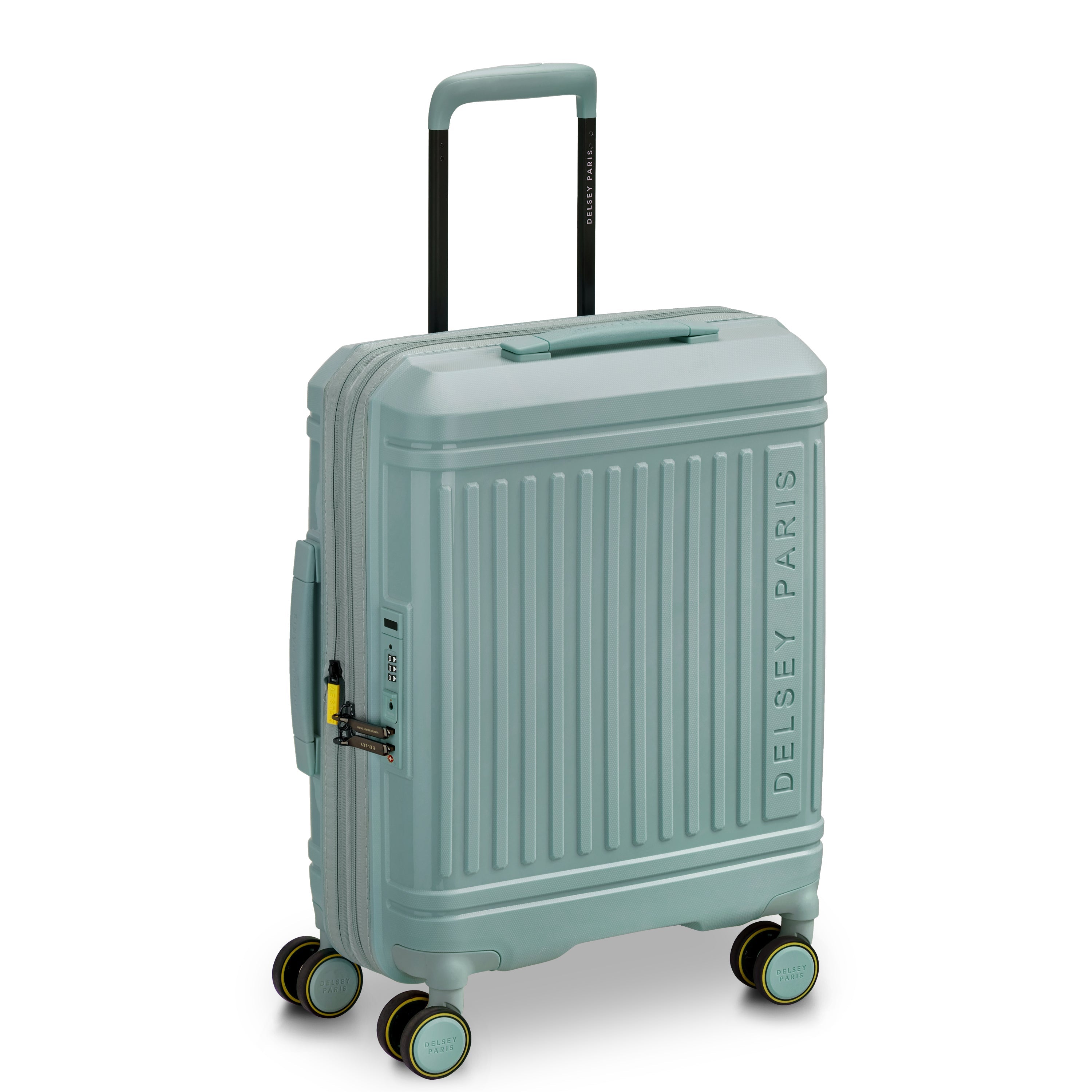 delsey-lutece-kabinenkoffer-55cm-slim-sage-green-erweiterbar image 2