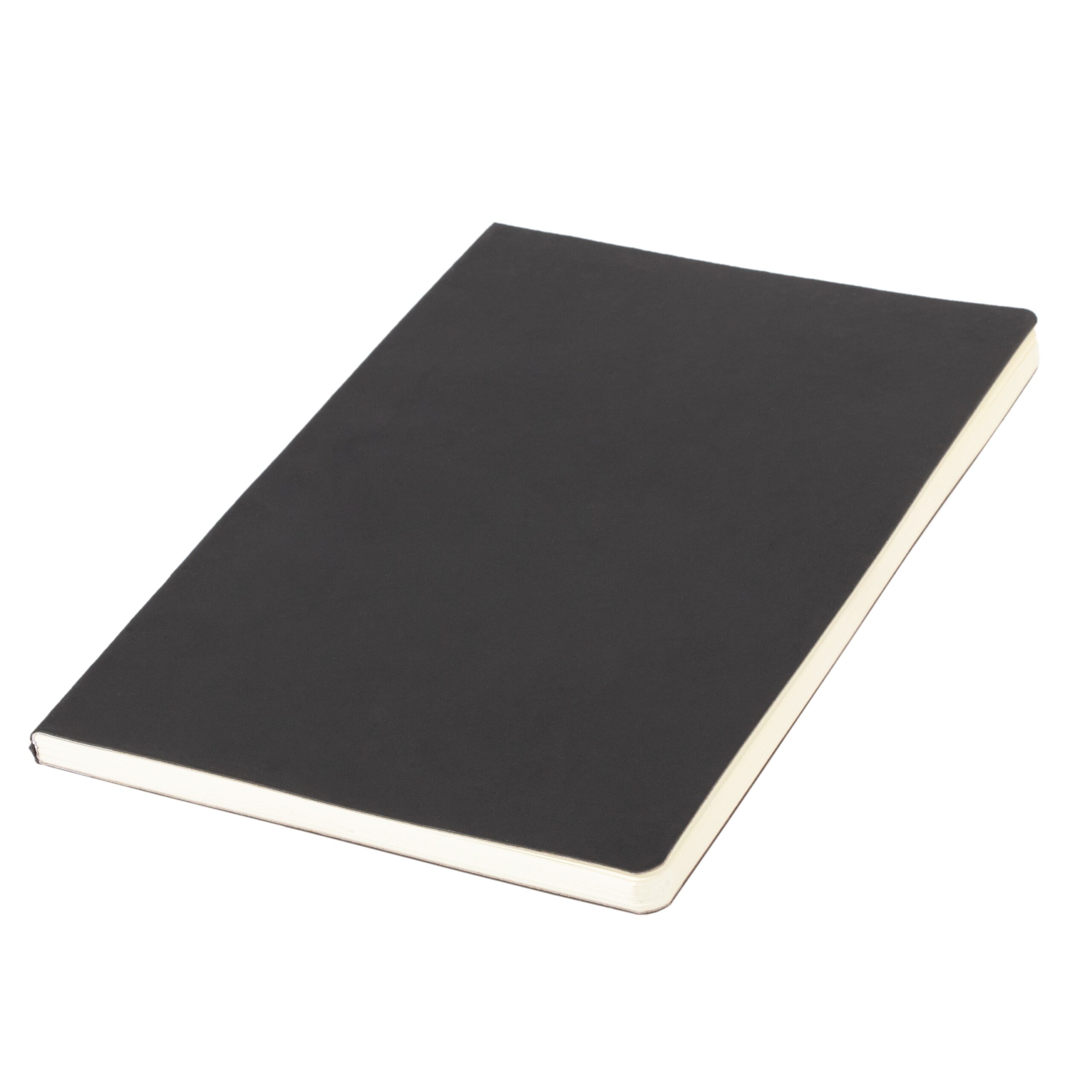 alumaxx-notizbuch-a5-liniert-schwarz-matt-64-blatt image 1