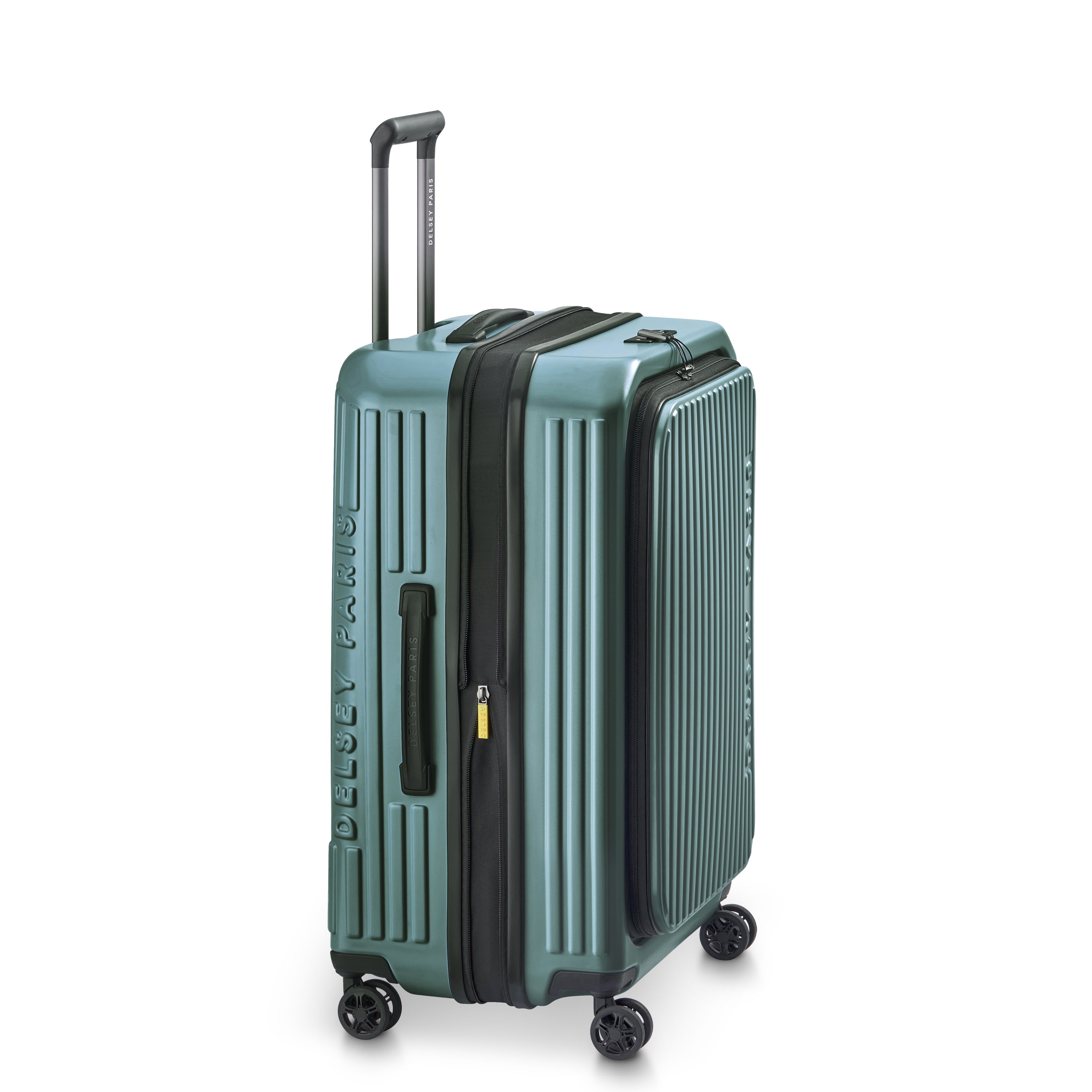 delsey-brochant-3-securitime-zip-koffer-65-5-cm-gr-n-erweiterbar image 5