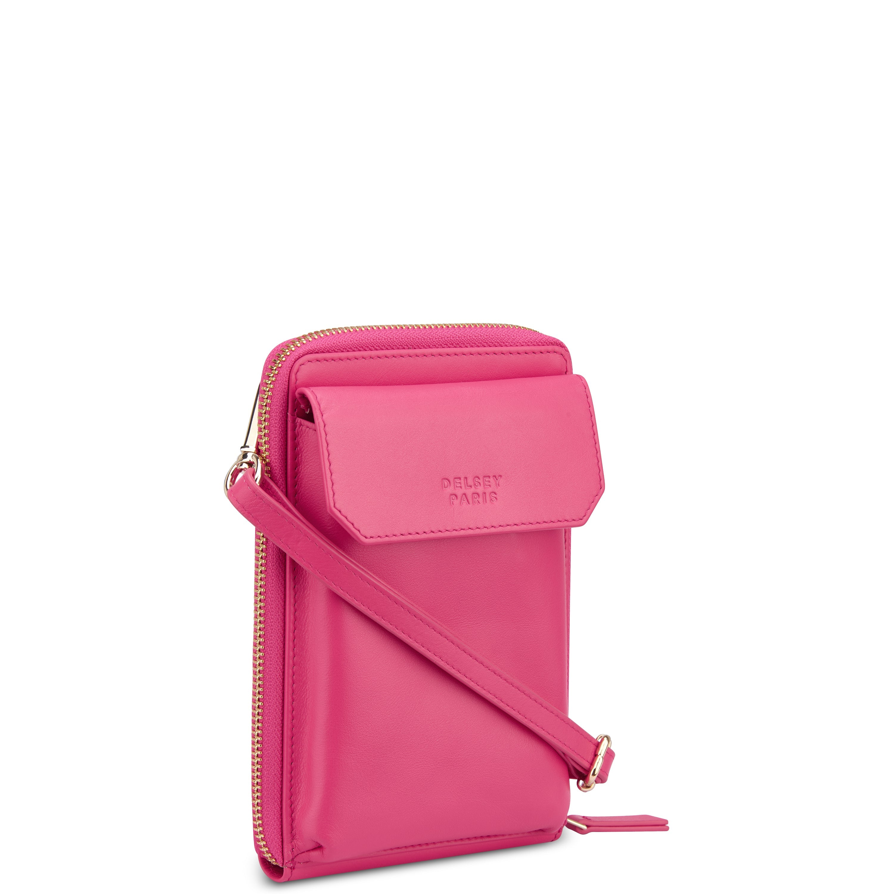 delsey-le-cuir-lisse-geldb-rse-rosa-leder image 6