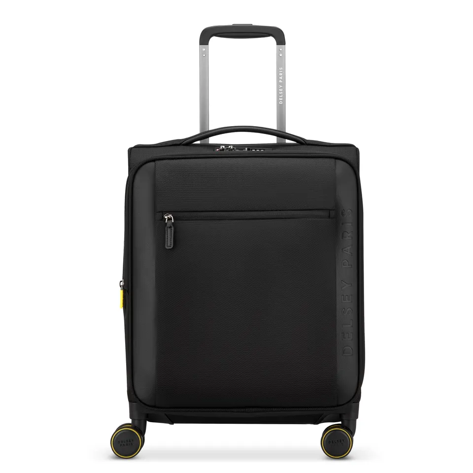 delsey-montmartre-3-kabinenkoffer-55cm-schwarz-erweiterbar image 1