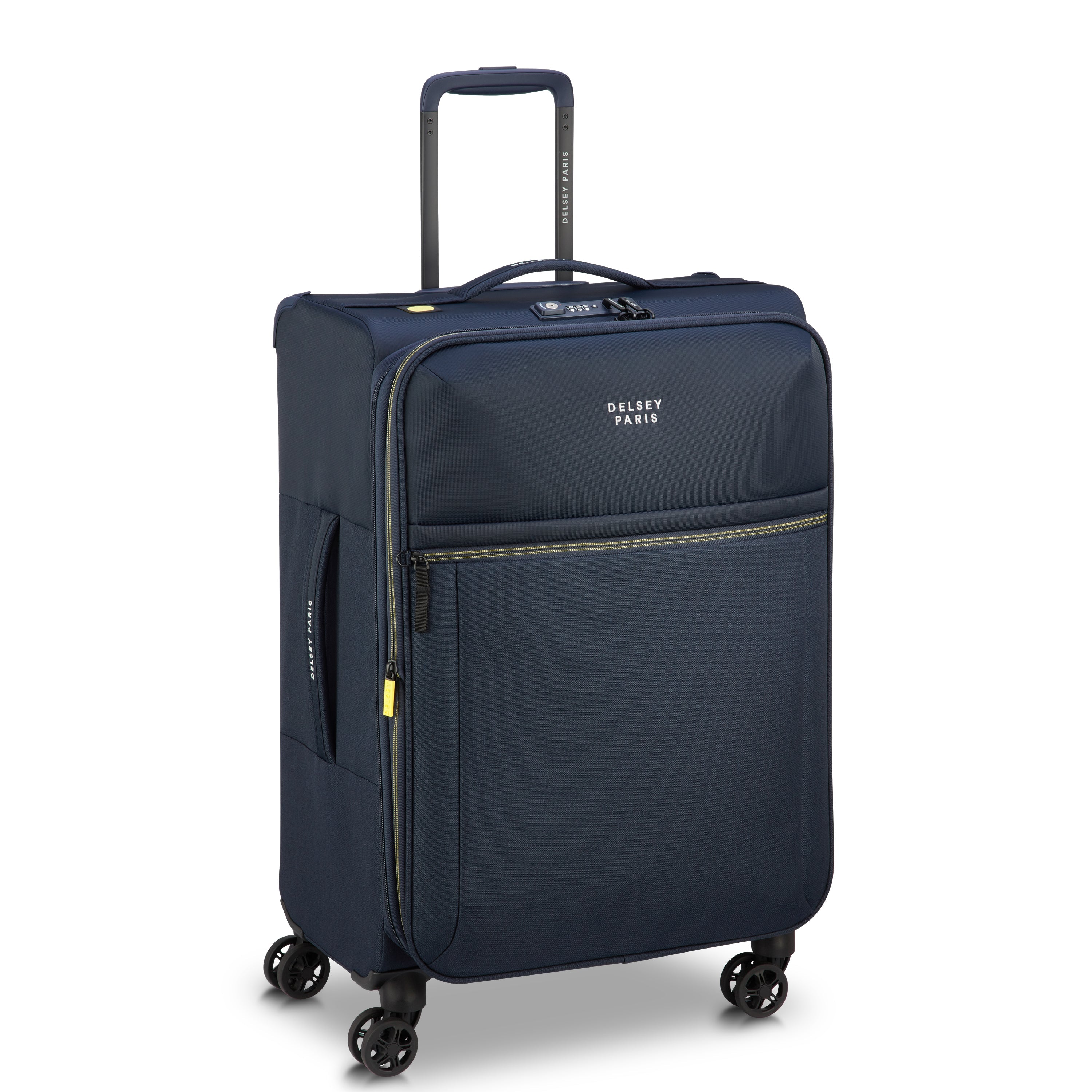delsey-brochant-3-67-cm-reisekoffer-navy-erweiterbar image 2